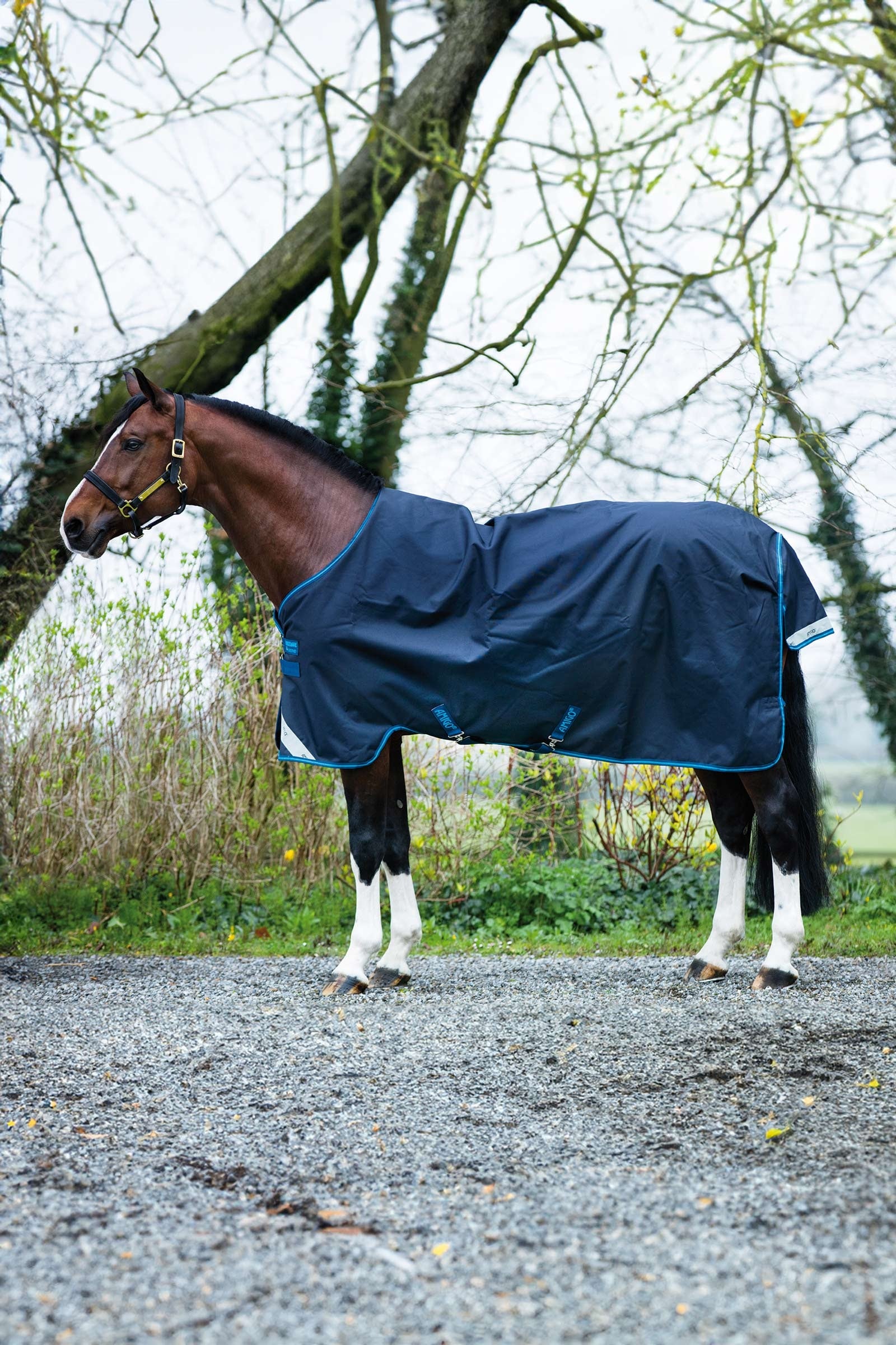 Horseware Amigo Bravo 12 udedækken, 100g Hestedækken