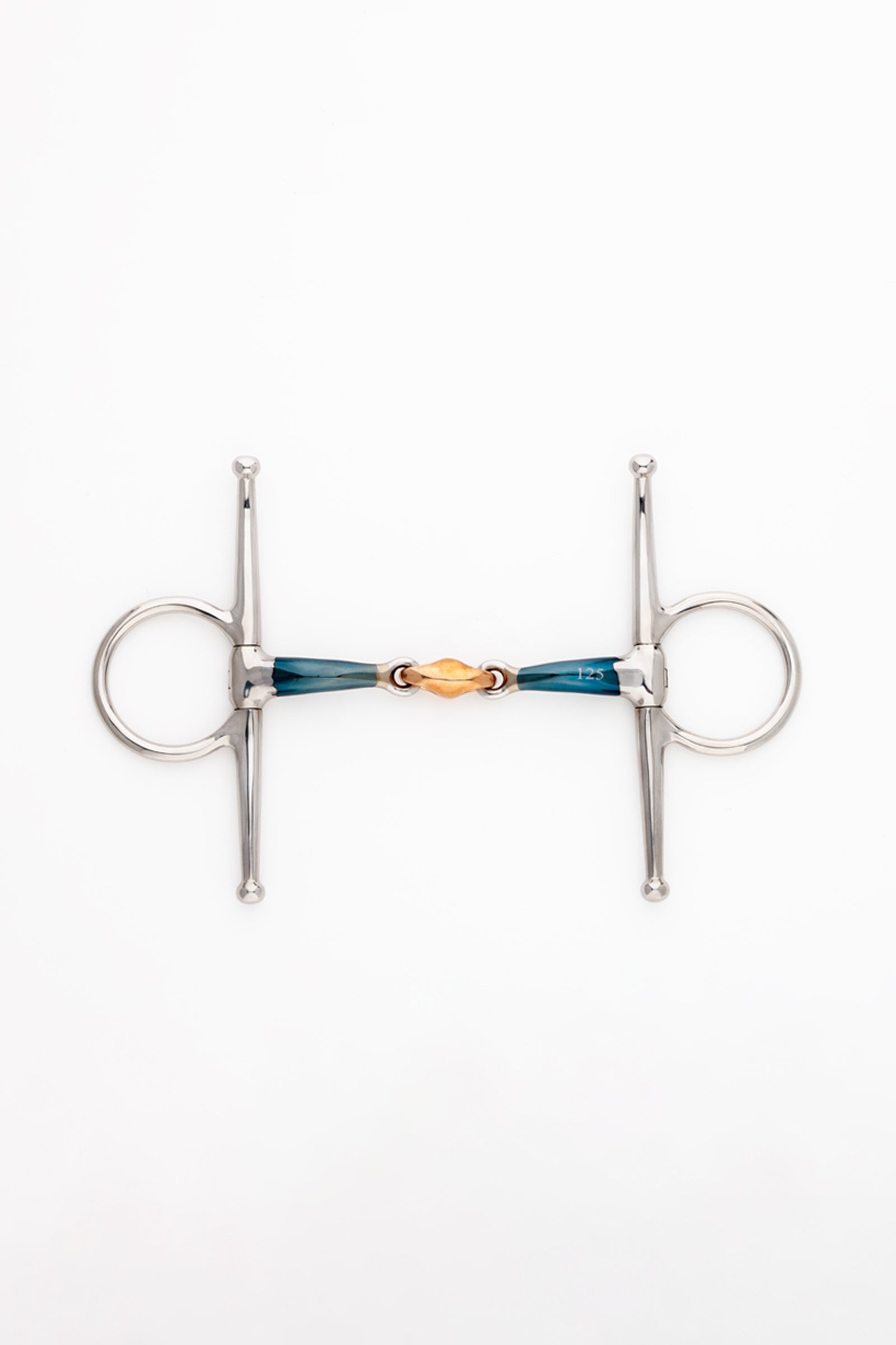 Kavalkade ergonomisk fuldkæbebid, dobbeltleddet med Lock Up-system, 14 mm Bid