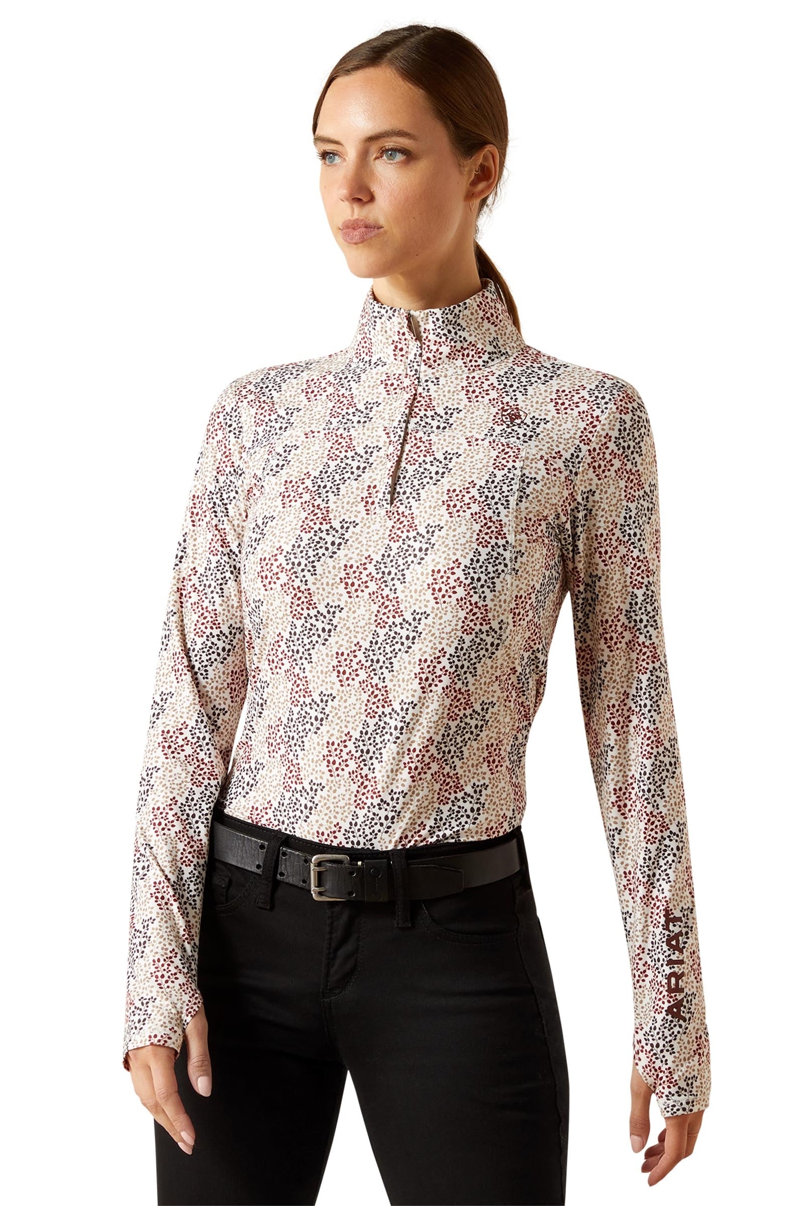 Ariat Lowell 3.0 Women´s 1/4 Zip Baselayer Shirt Ridetøj til dame