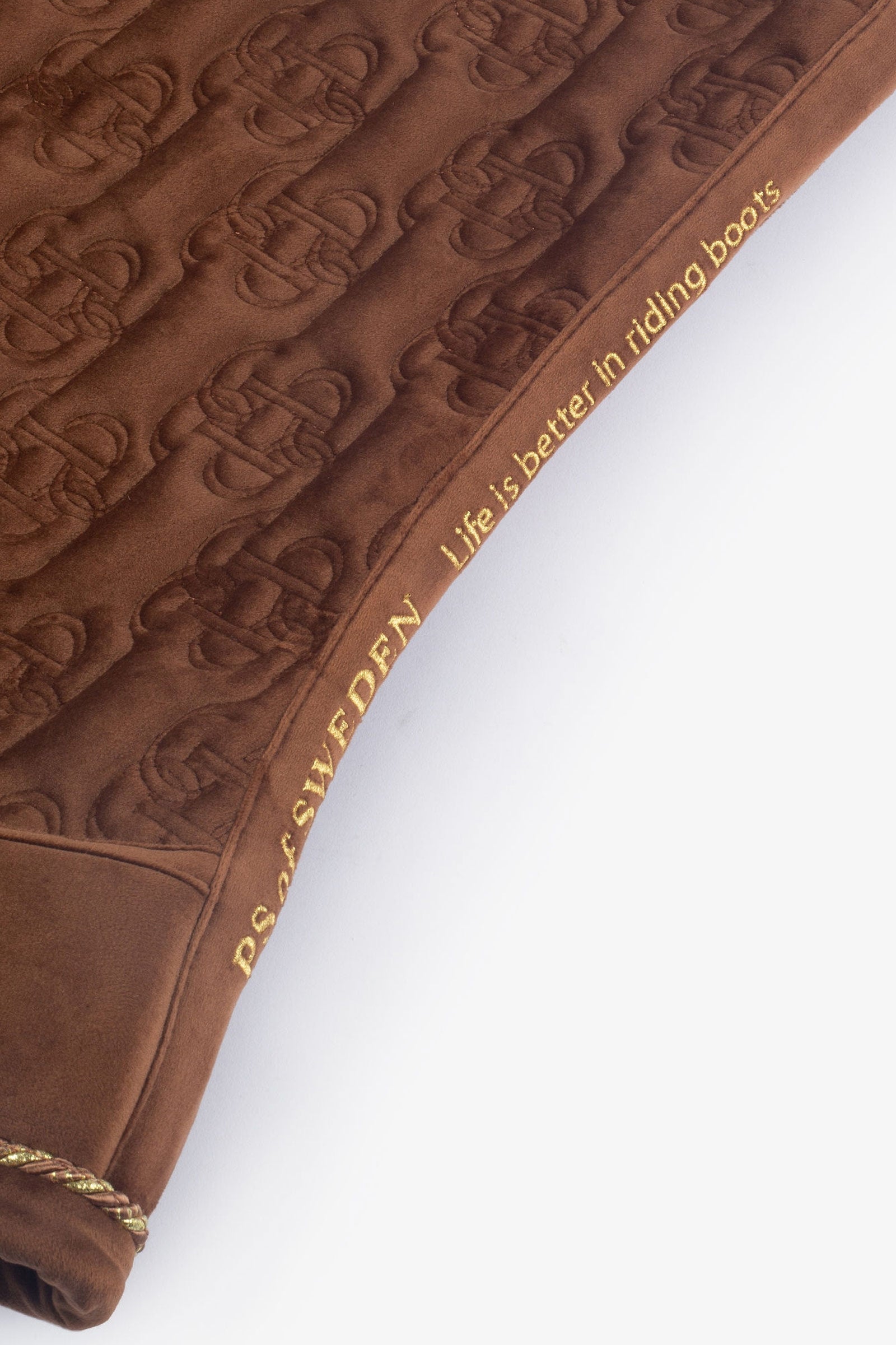 PS of Sweden Saddle Pad Velvet Monogram Jump Saddle Pads