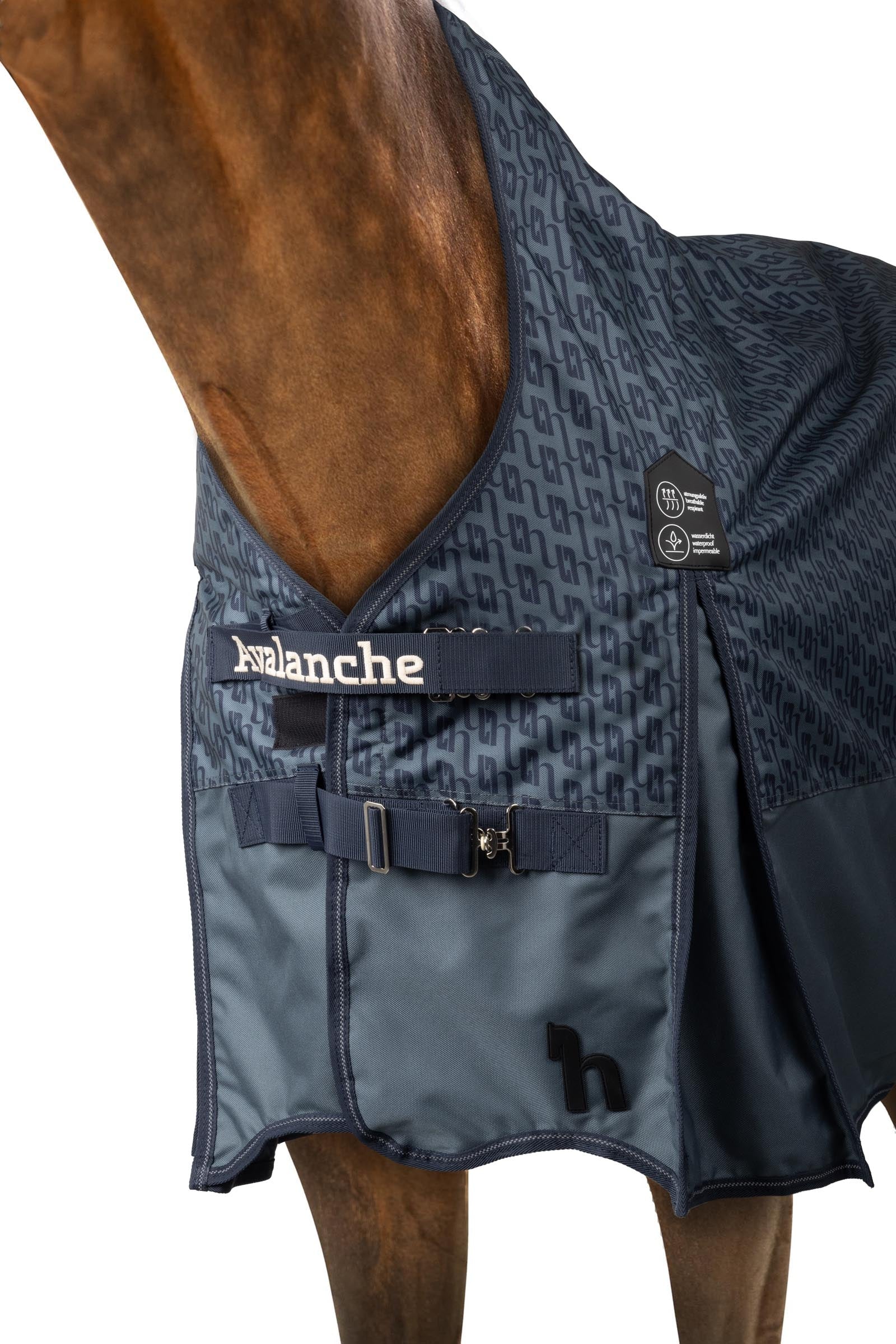 Horze Avalanche 1200D Medium Turnout Rug, 50g Horse Rugs