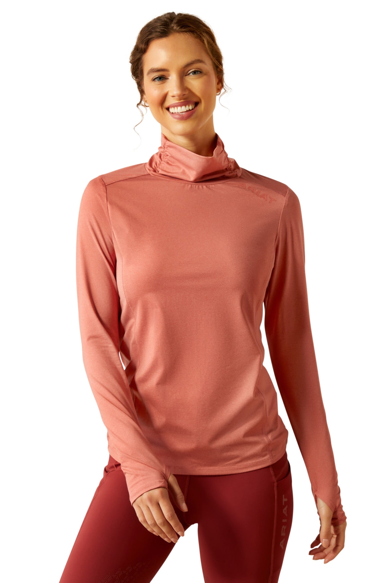 Ariat Vivacity Funnel Neck Baselayer Shirt Ridetøj til dame
