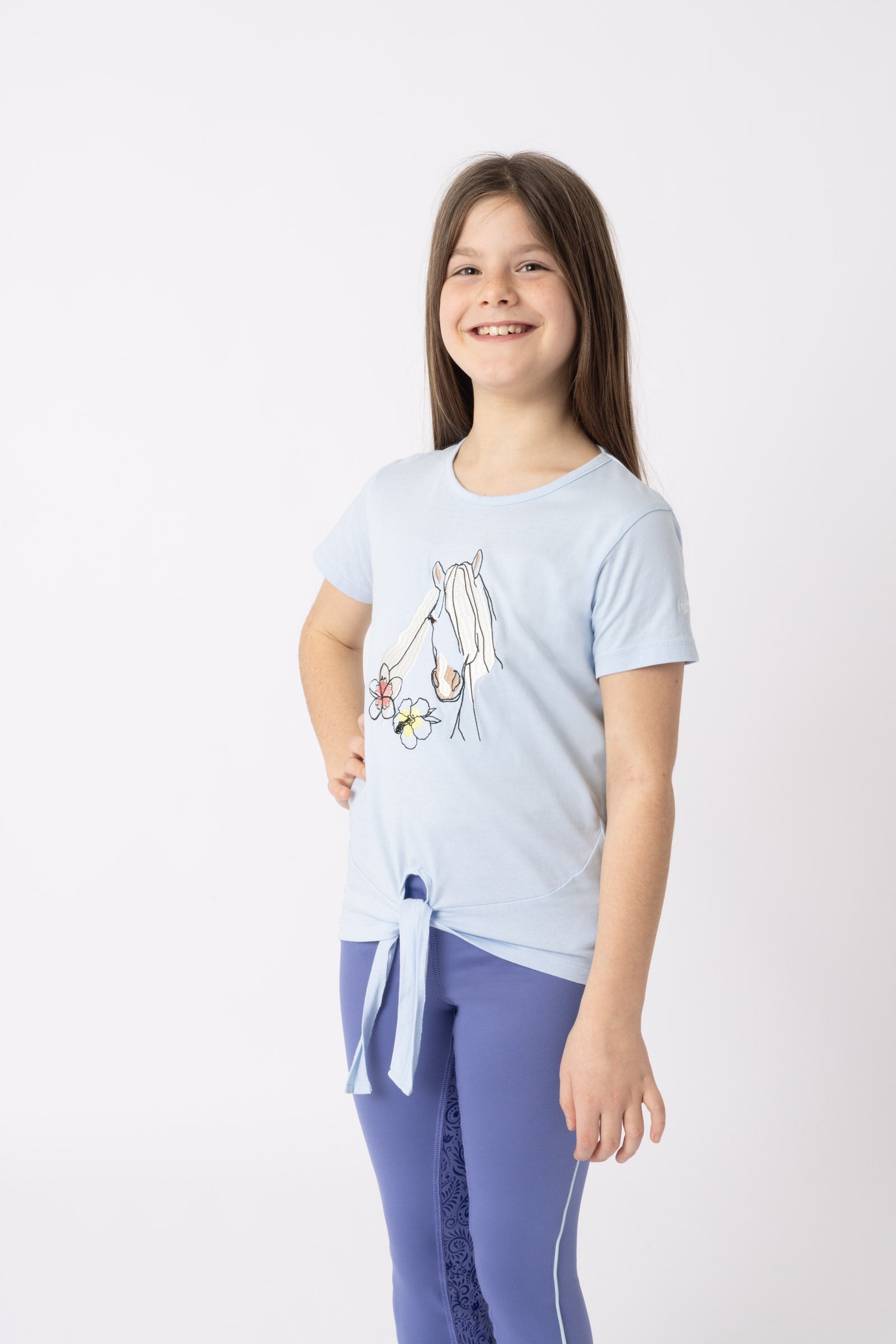 Horze Soena T-Shirt, børnemodel Ridetøj til børn