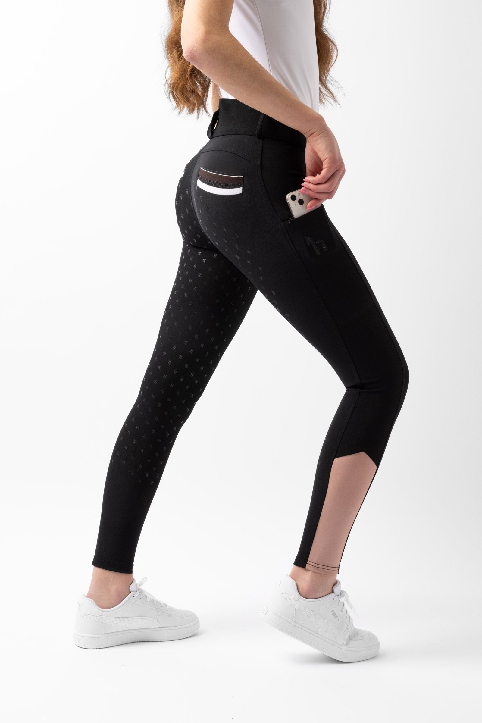 Horze Young Rider Alena Højtaljede Ridebukser, damemodel Young Rider Apparel