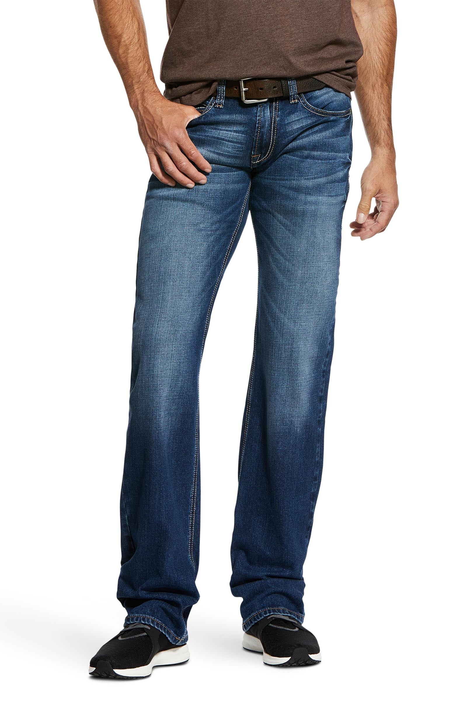 Ariat Nassau M7 Rocker herrejeans med lige ben Ridetøj til herrer