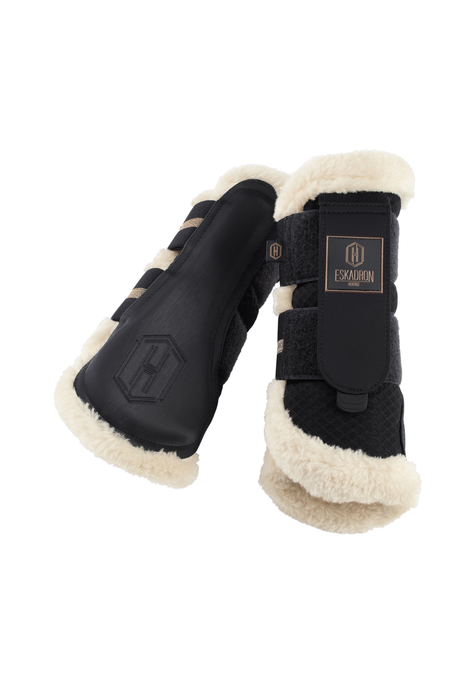 Eskadron Heritage AW24 Mesh Boots til heste med kunstpels Leg Protection & Hoof Protection for Horses