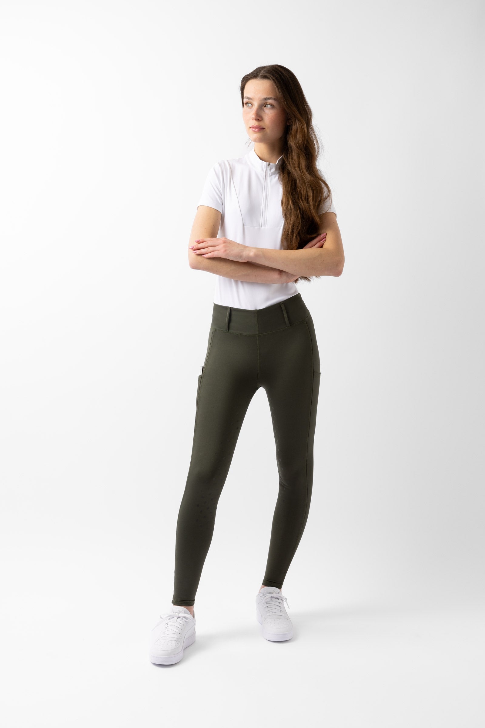 Horze Young Rider Aya Women's High Waist Tights Young Rider Apparel