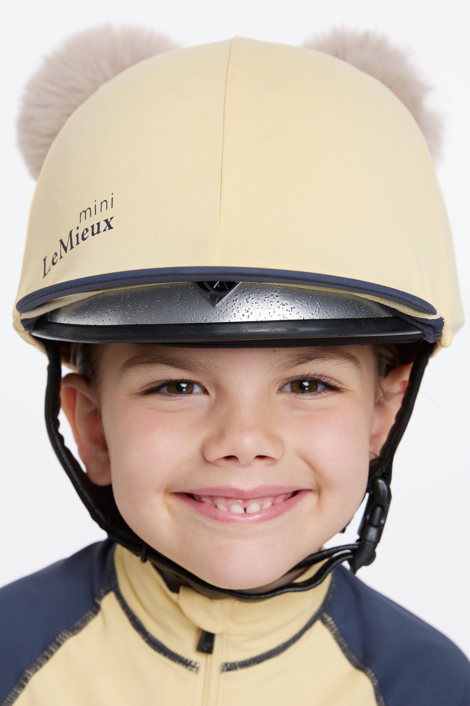 LeMieux Mini Double Pom Hat Silk Accessories