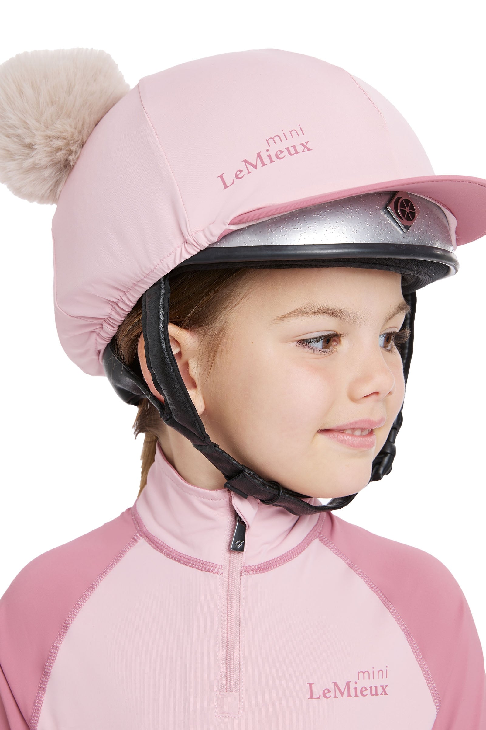 LeMieux Mini Double Pom Hat Silk Accessories