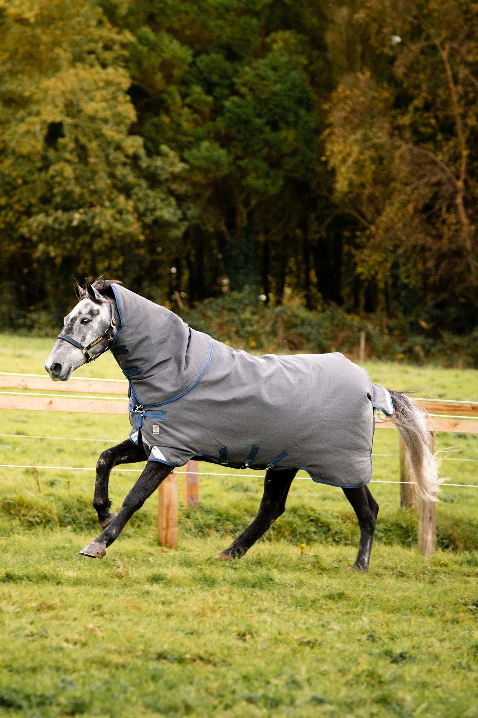 Horseware Rhino Plus HexSTOP Udedækken, 0g Hestedækken