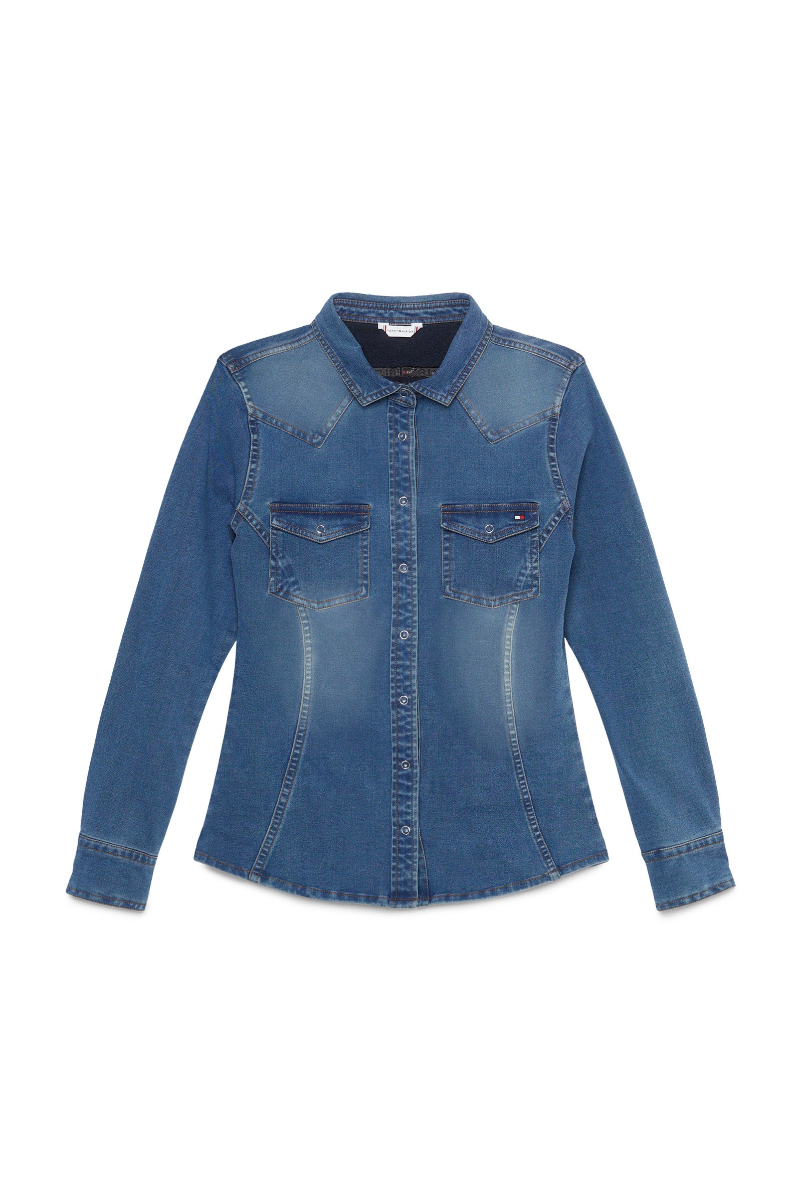 Tommy Hilfiger Equestrian Woodside Stretch Denim skjorte Ridetøj til dame