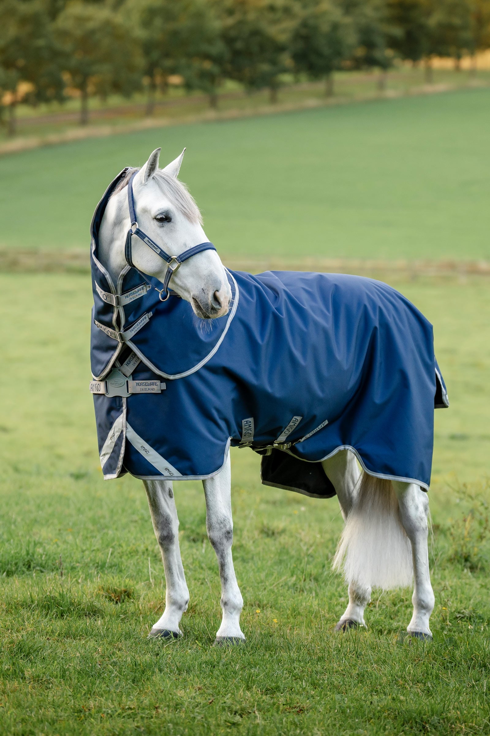 Horseware Amigo 1200D FieldSafe Plus udedækken, 0 g Hestedækken