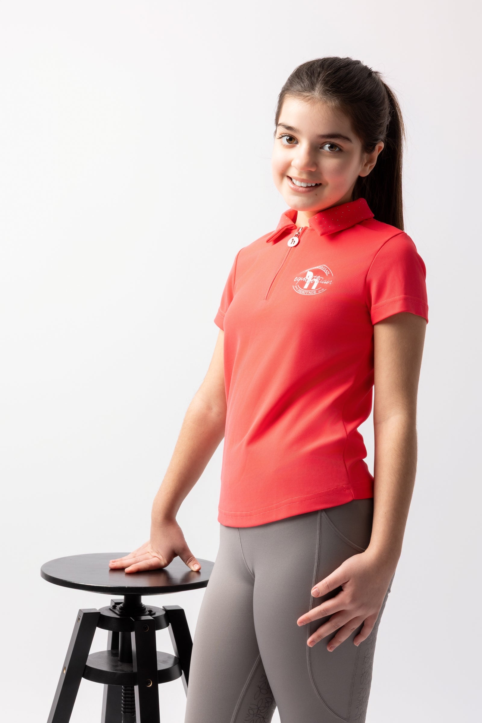 Horze Fay børne poloshirt Ridetøj til børn