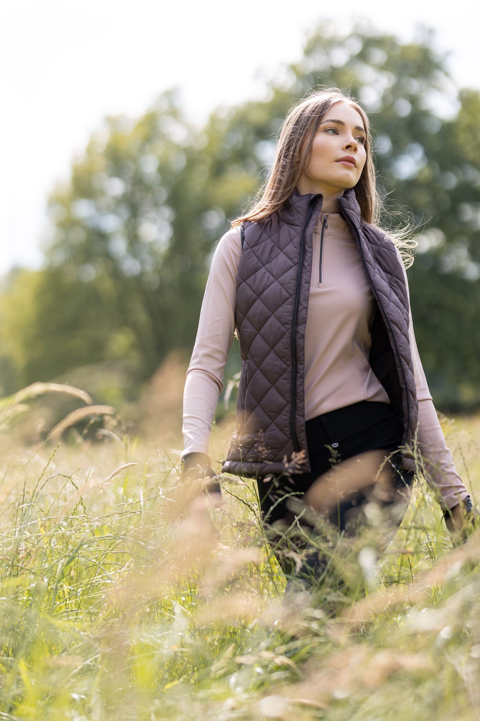 Horze Young Rider Naia Women's Padded Riding Vest Young Rider Apparel