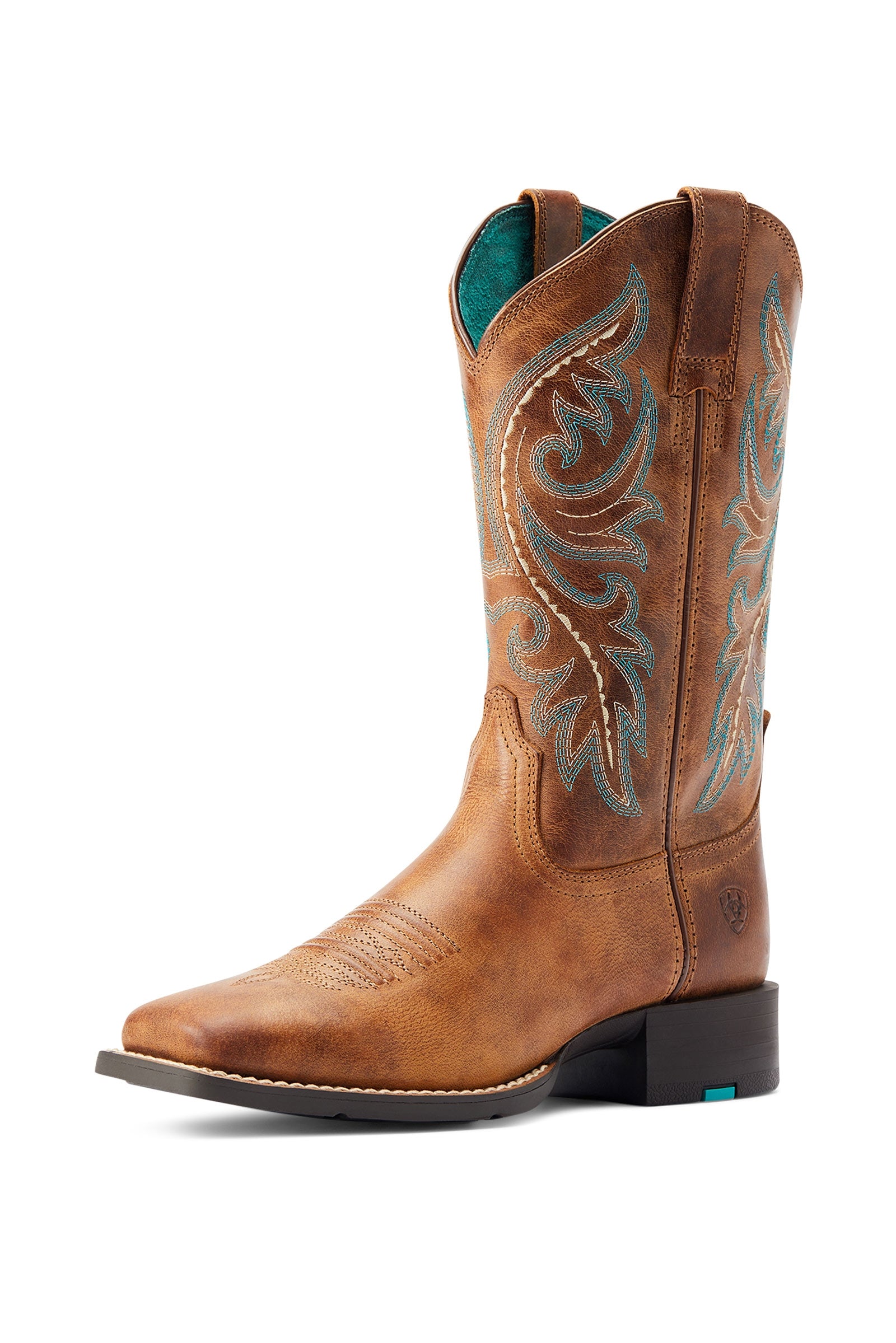Ariat Round Up dames westernstøvler med lynlås bagpå Støvler & Leggings