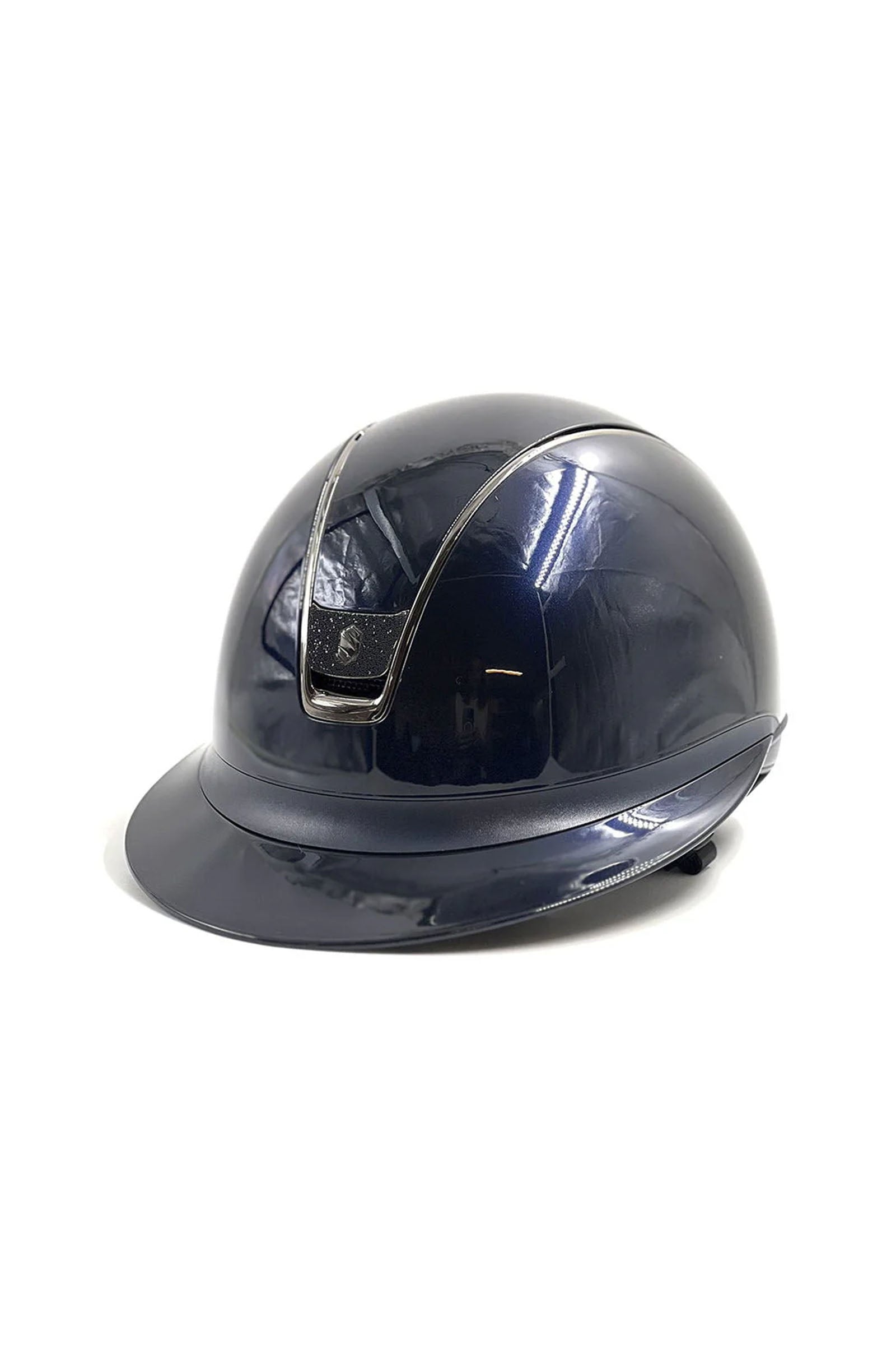 Samshield Miss Shield Glossy med sort krystal emblemer 2.0 Ridehjelme & Sikkerhedsveste