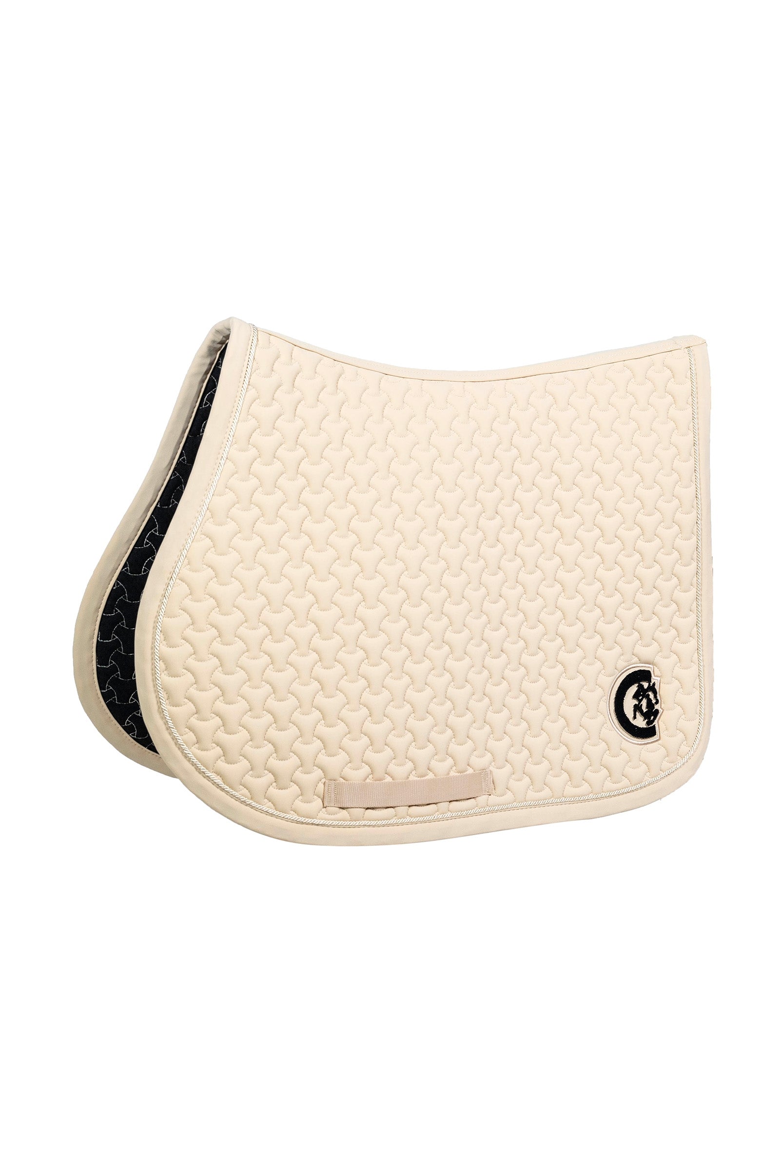 Kentucky Horsewear Kentucky Sadelpude Flettet 3D Logo Springridning Sadelunderlag