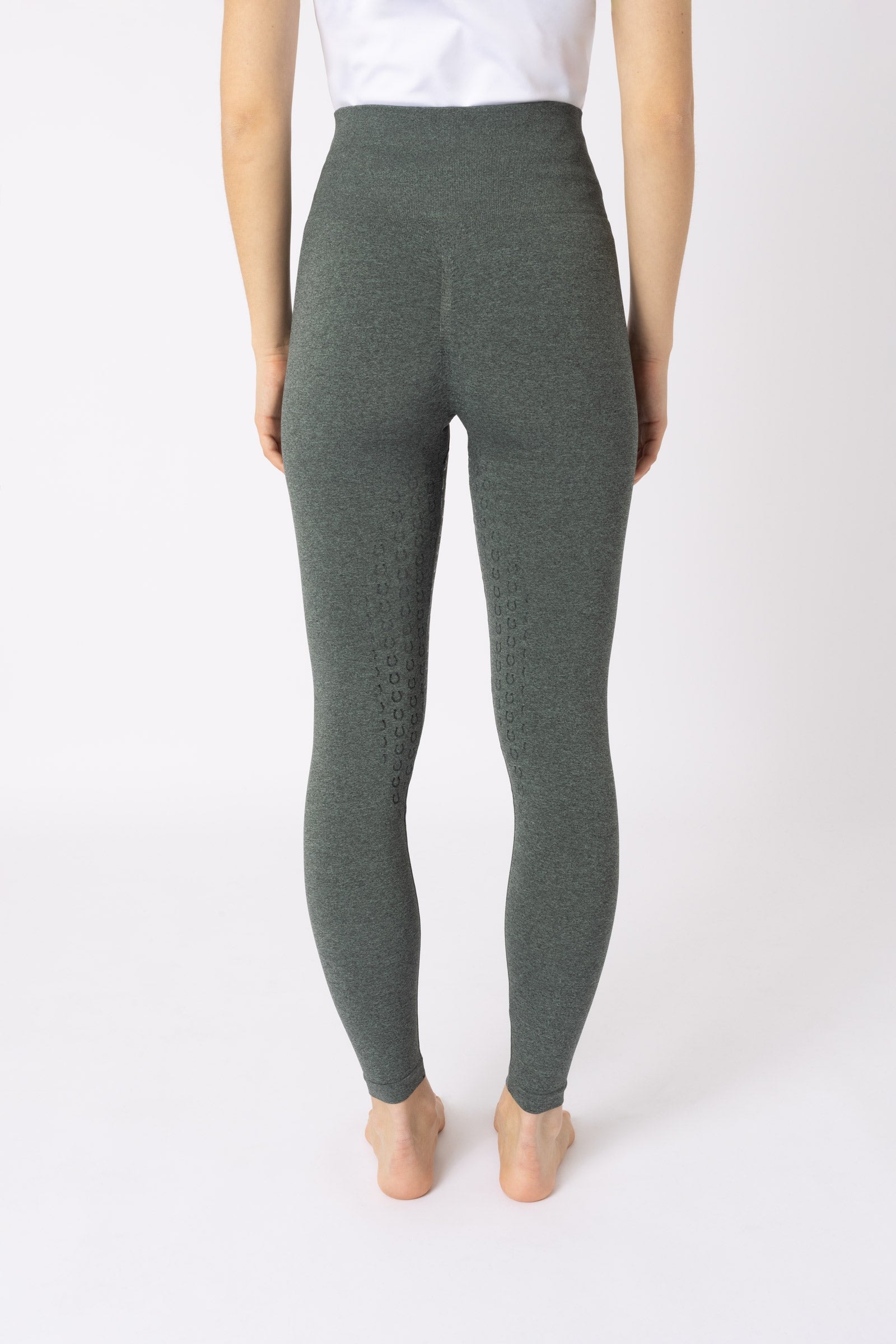 Horze Nessa Seamless Full Grip Scrunch Tights Womens Breeches