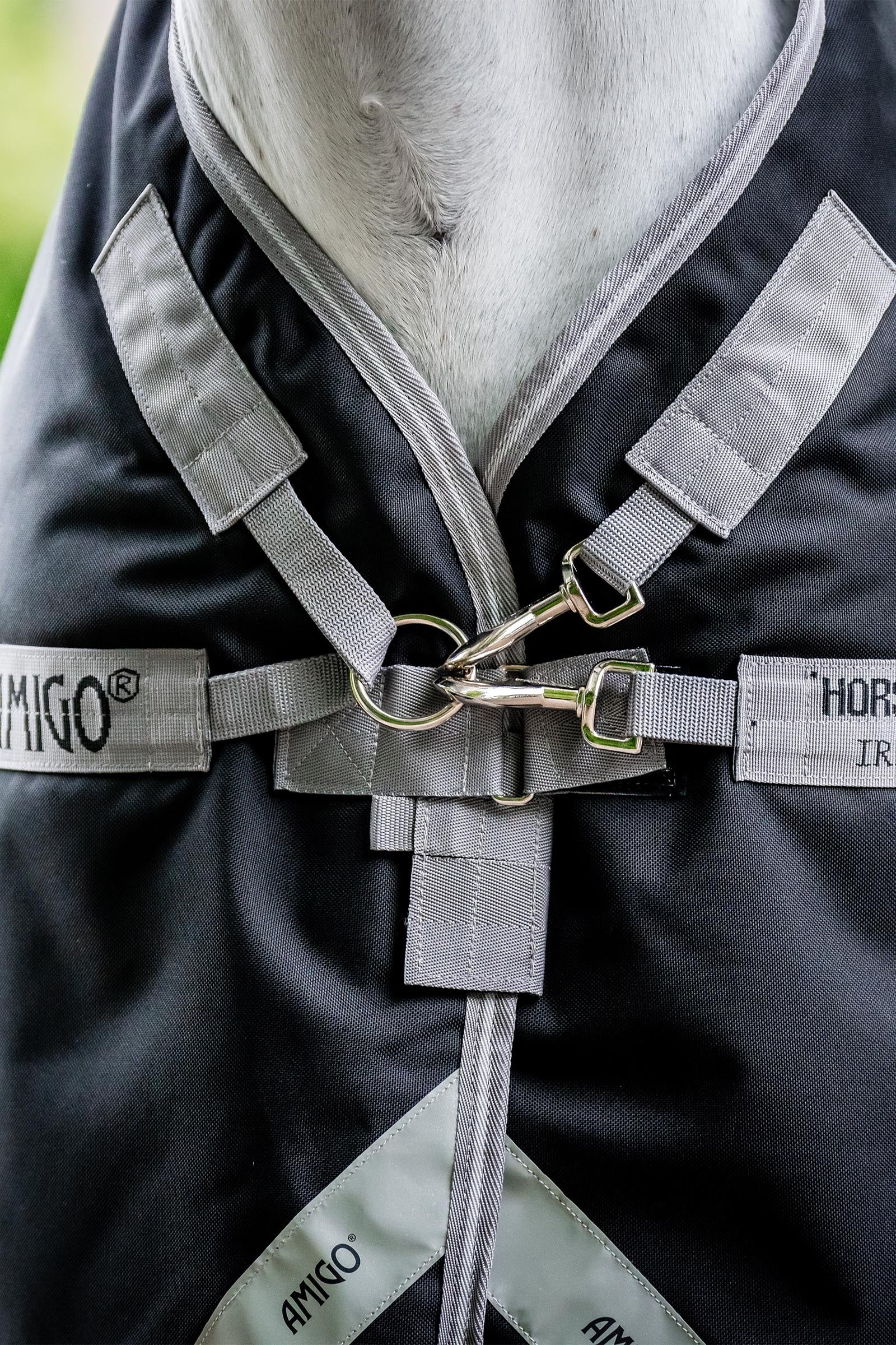 Horseware Amigo Bravo 12 Plus Turnout Rug With Detachable Neck, 400g Horse Rugs