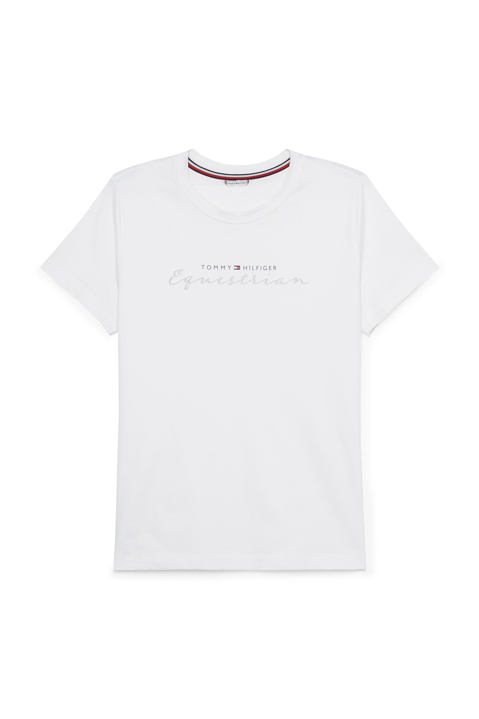 Tommy Hilfiger Equestrian Brooklyn T-shirt med korte ærmer med motiv Ridetøj til dame