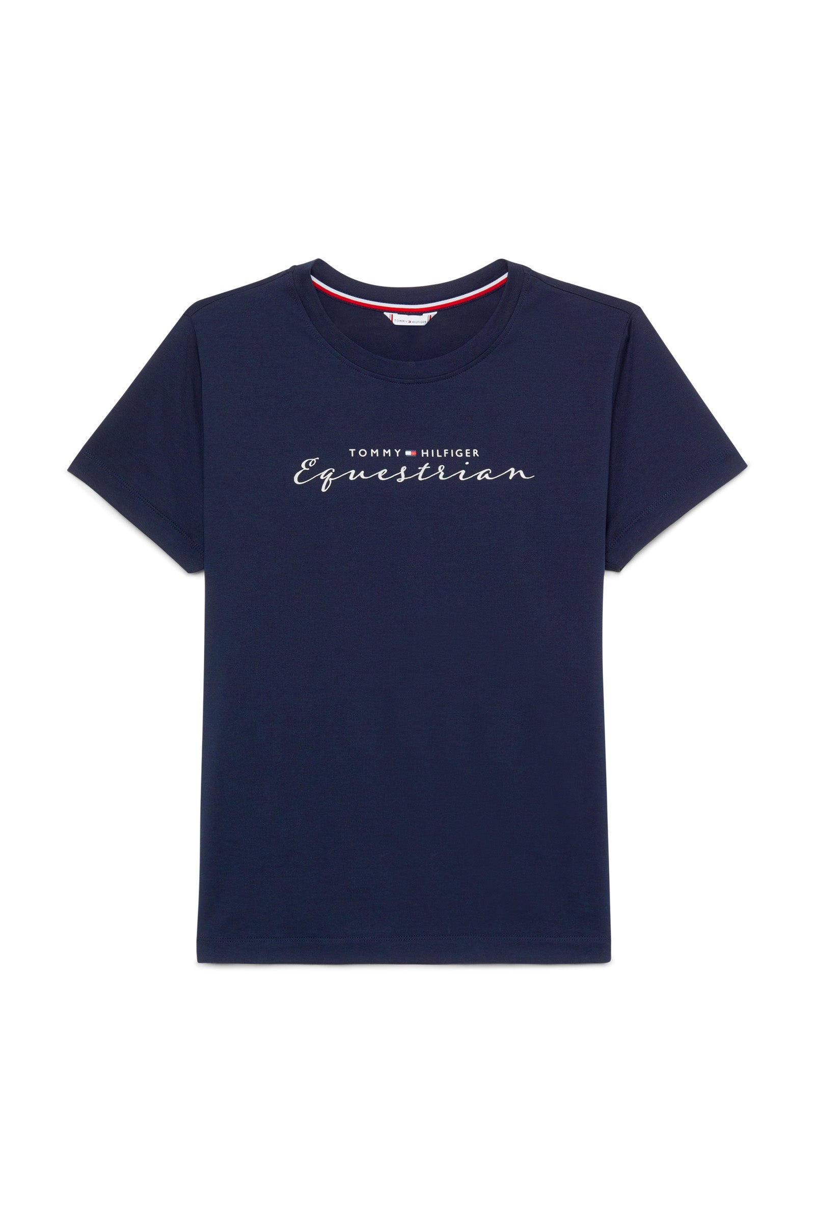 Tommy Hilfiger Equestrian Brooklyn T-shirt med korte ærmer med motiv Ridetøj til dame