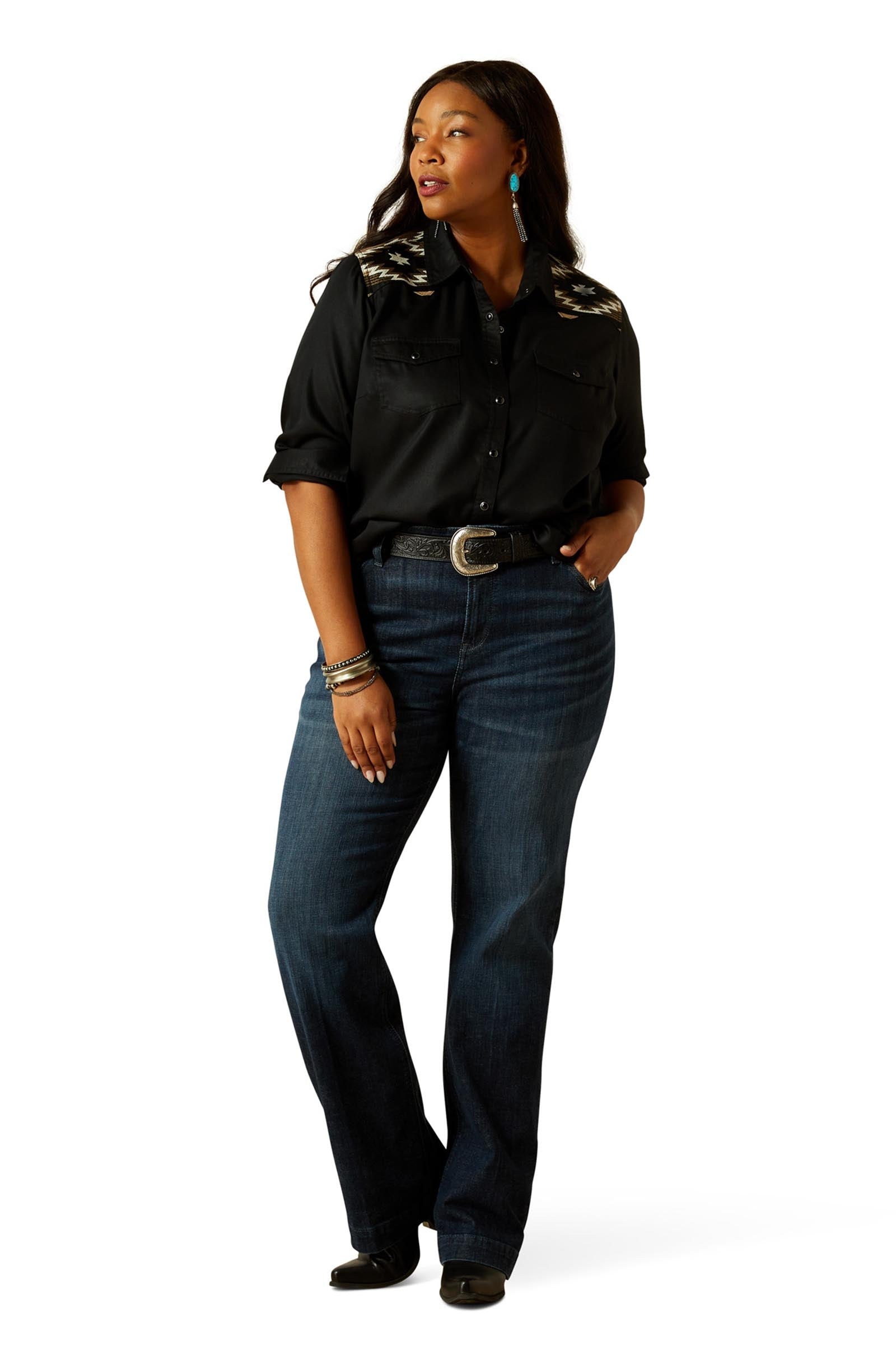 Ariat Dawn Women´s Western Snap Longsleeved Shirt Women’s Riding Clothing