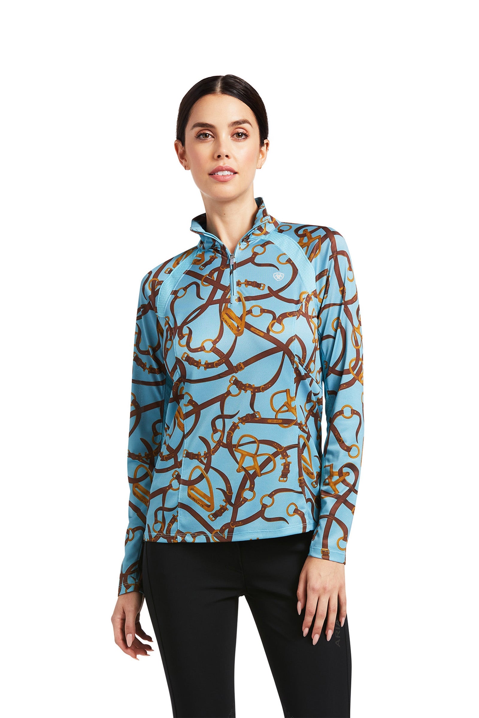 Ariat Sunstopper 2.0 Women's 1/4 Zip Baselayer Shirt Women’s Riding Clothing