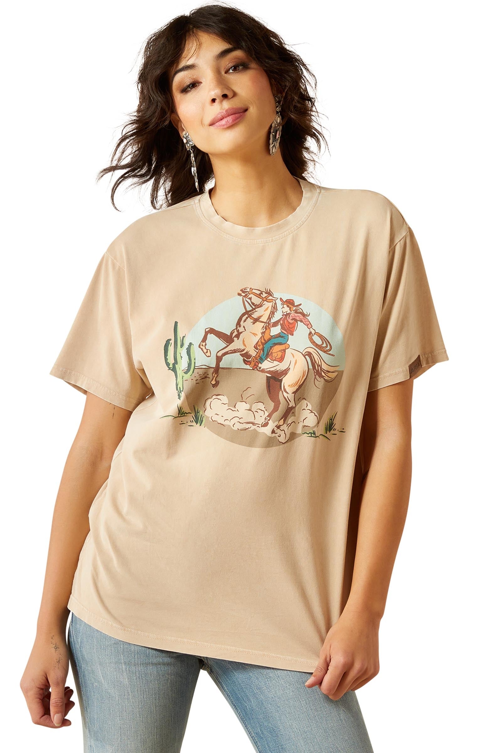 Ariat Ride On dame t-shirt Ridetøj til dame