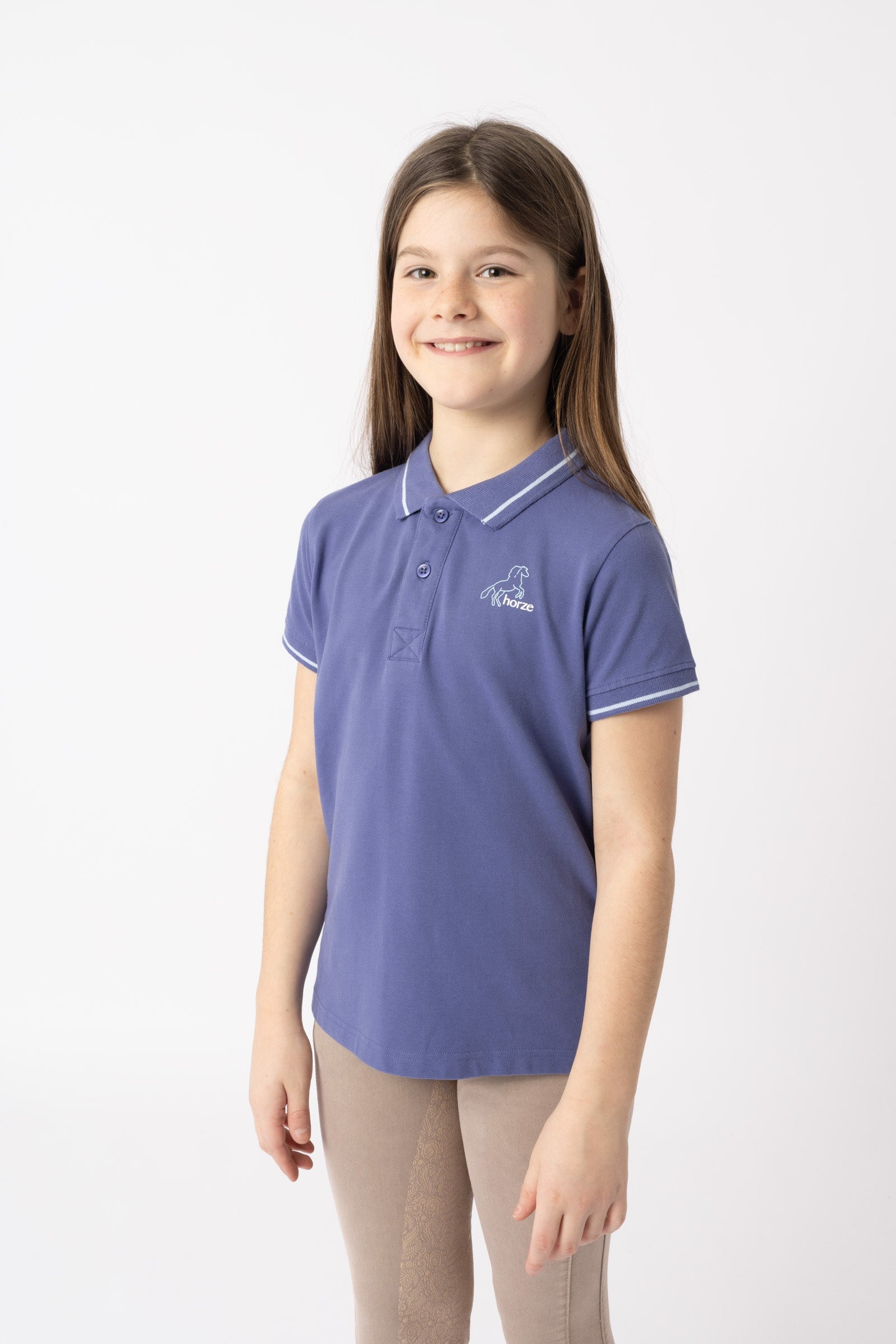 Horze Sohra Functional Poloshirt, børnemodel Ridetøj til børn