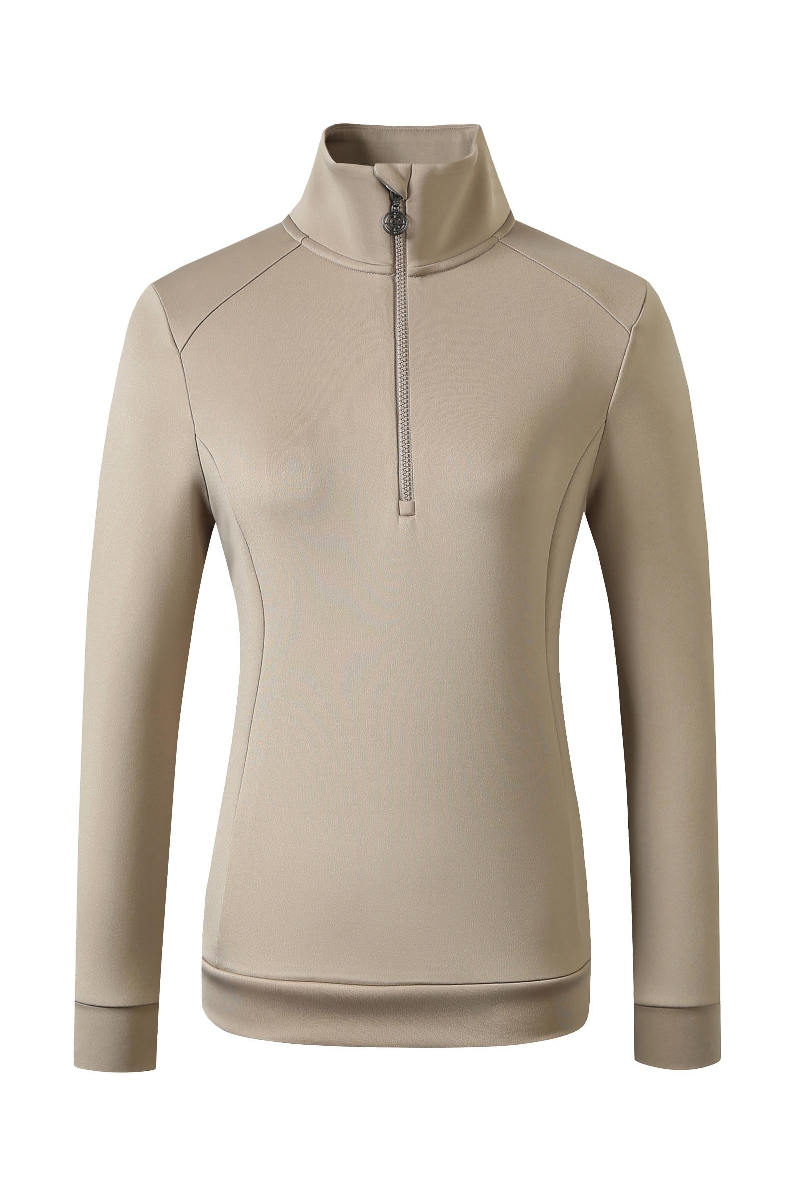 Covalliero dame sweatshirt med halv lynlås SS25 Ridetøj til dame