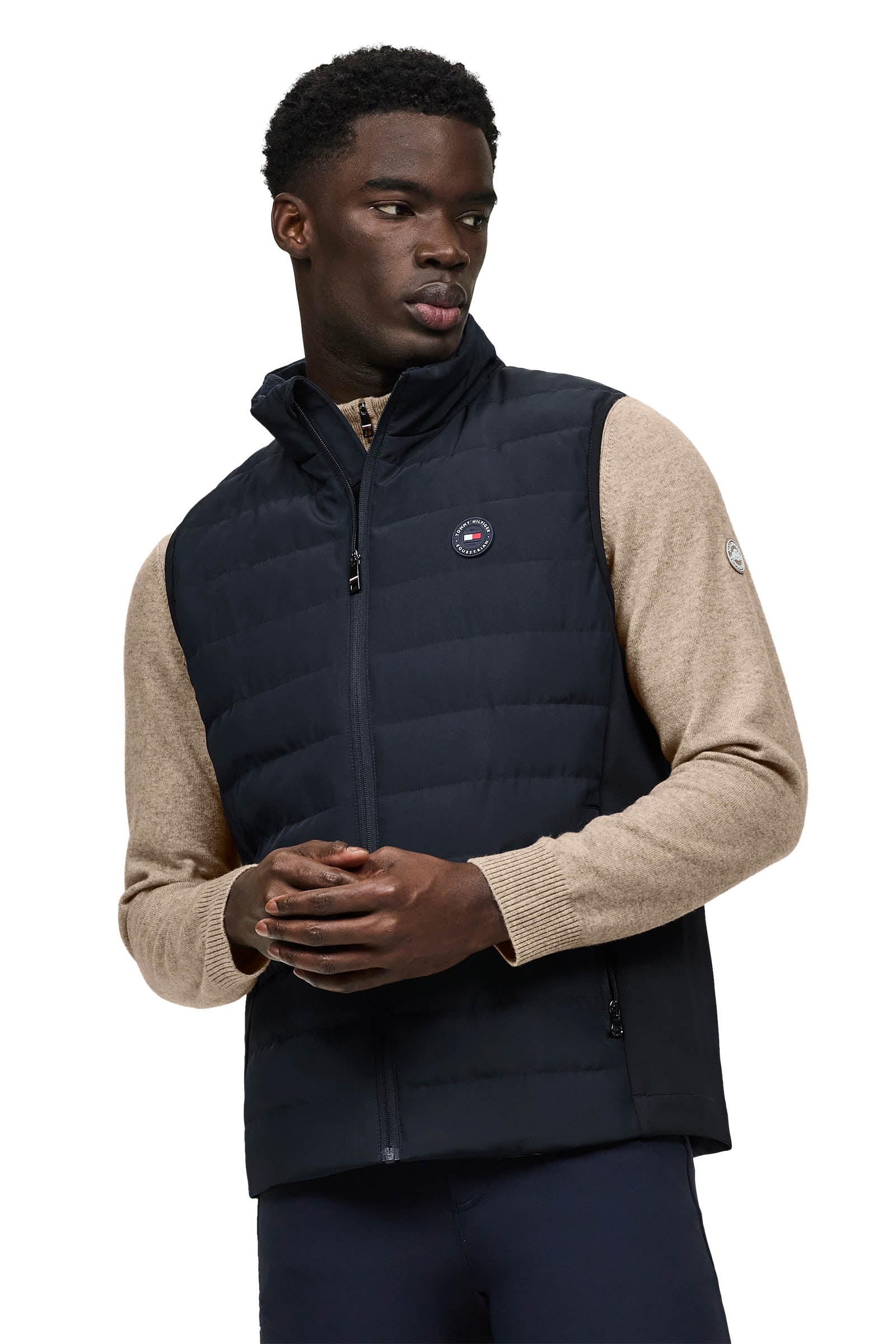 Tommy Hilfiger Equestrian Lewis Quilted Vest Mens Riding Clothing