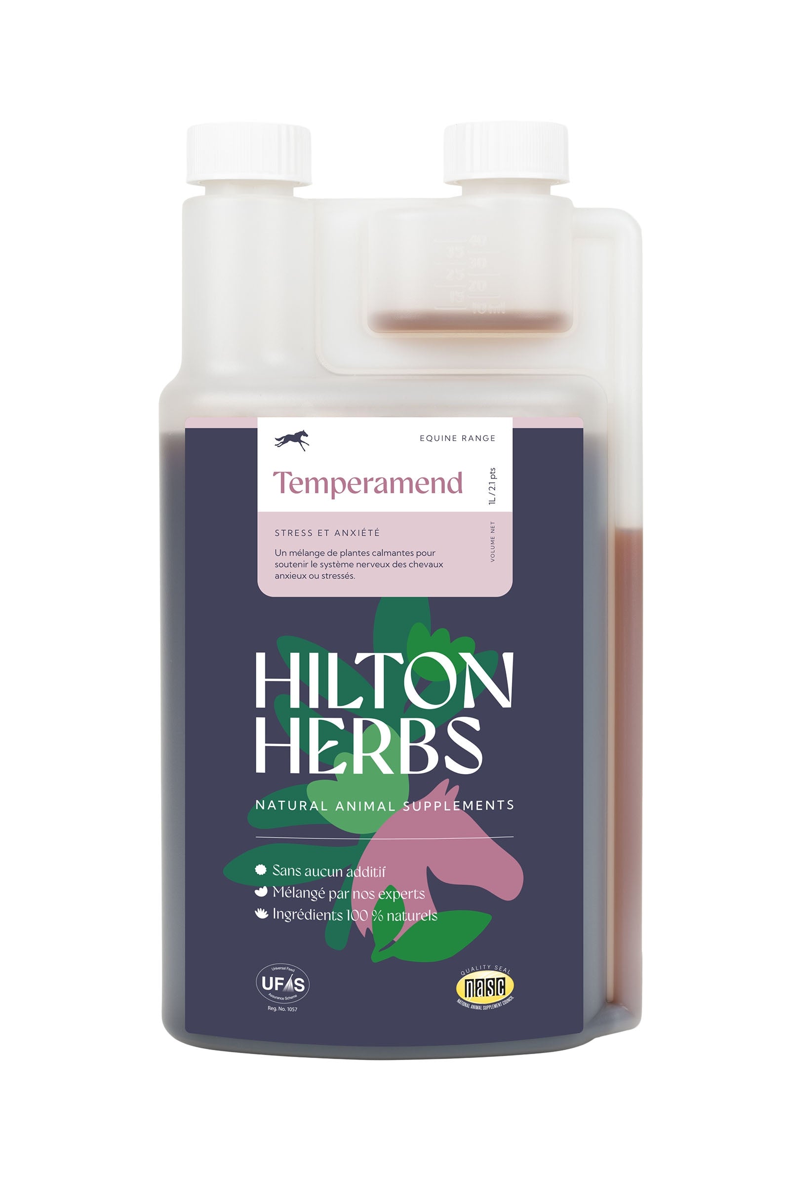 Hilton Herbs Calm & Collected – Temperamend, 1 liter Horse Feed & Nutrition