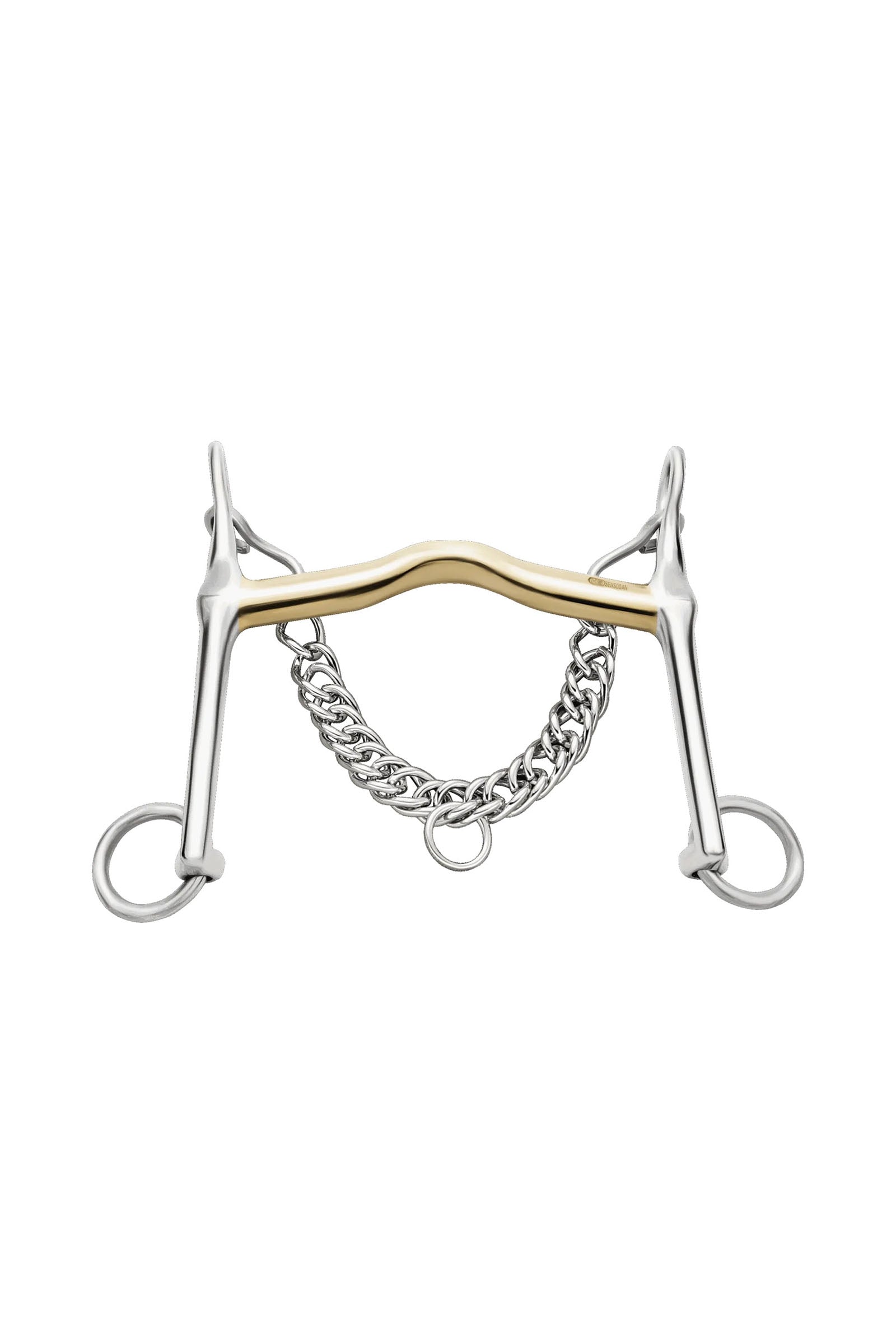 Sprenger Novocontact Weymouth 14mm Sensogan with 7cm Stainless Steel Cheeks Horse Bits