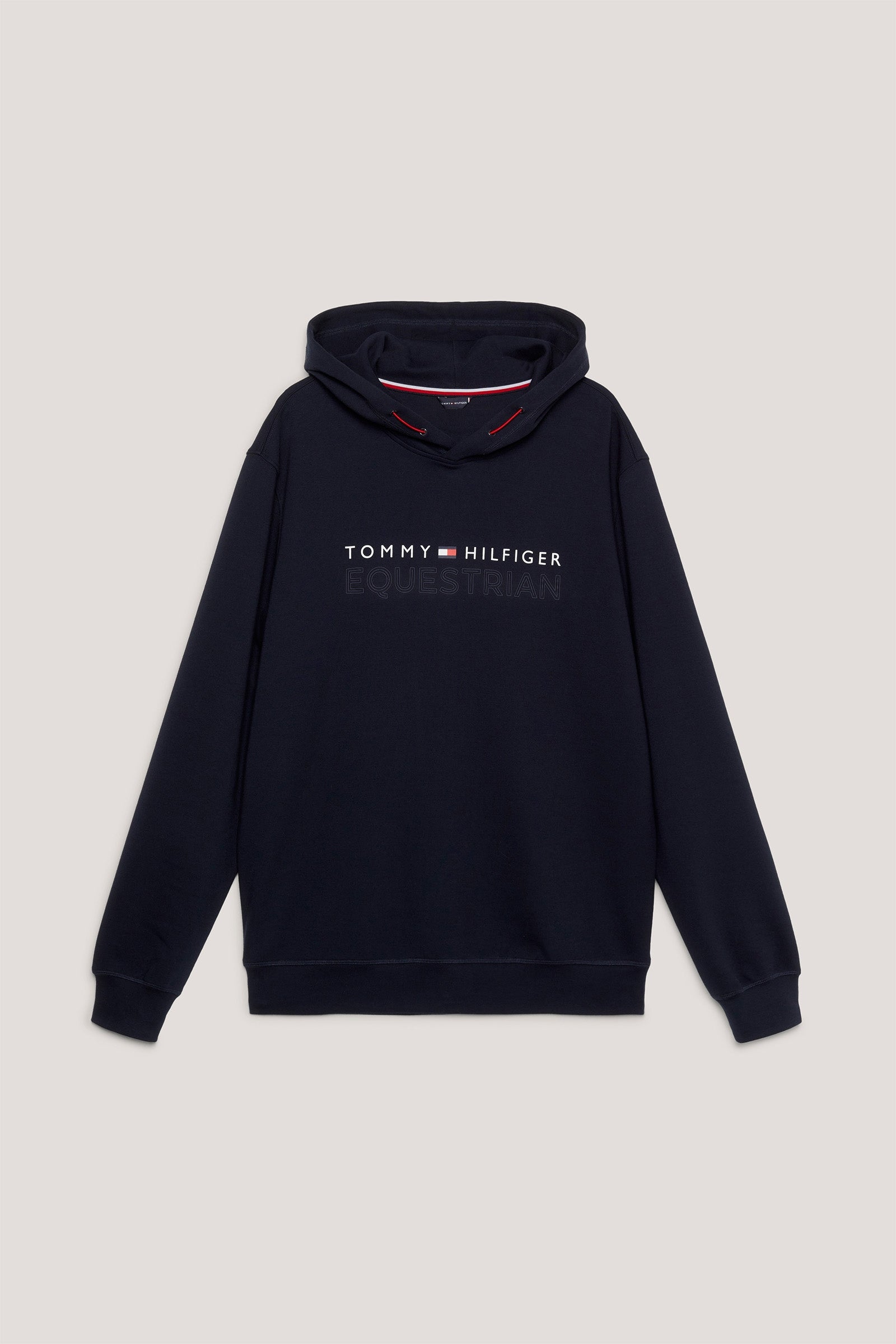 Tommy Hilfiger Equestrian London Logo Fleece-hættetrøje Ridetøj til herrer
