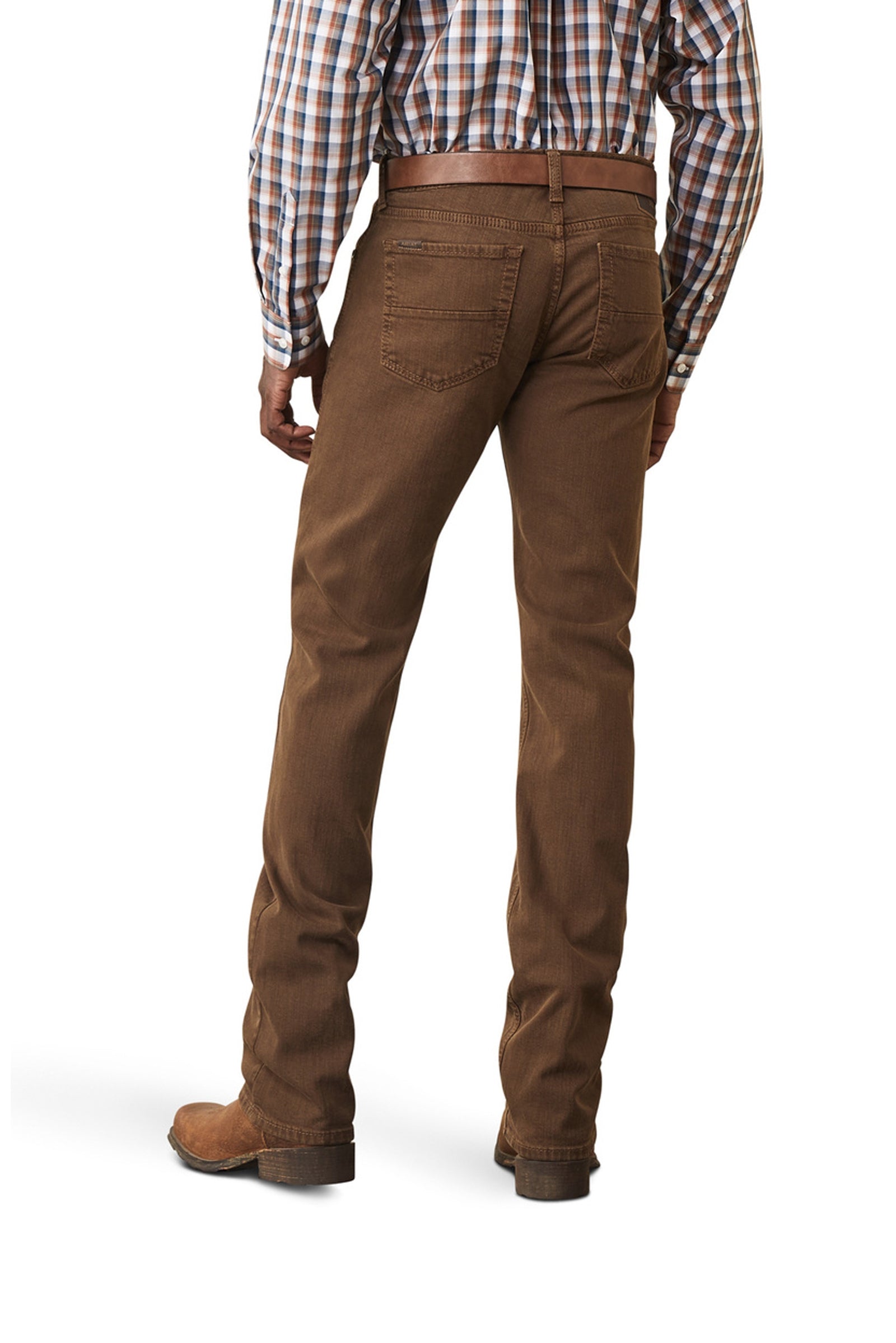 Ariat M7 Str Grizzly Straight Jeans til mænd i olivengrøn Ridetøj til herrer