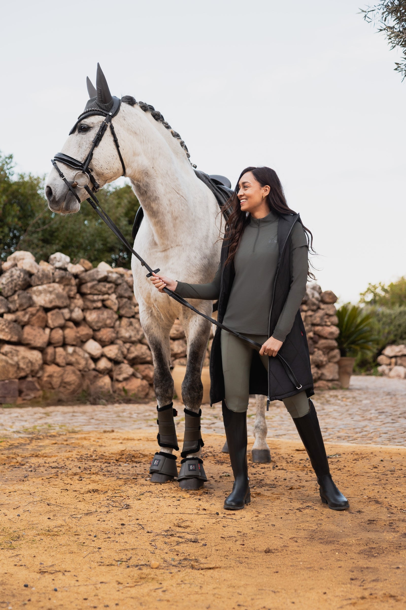 B Vertigo Agnetha Women´s Padded Long Vest Women’s Riding Clothing