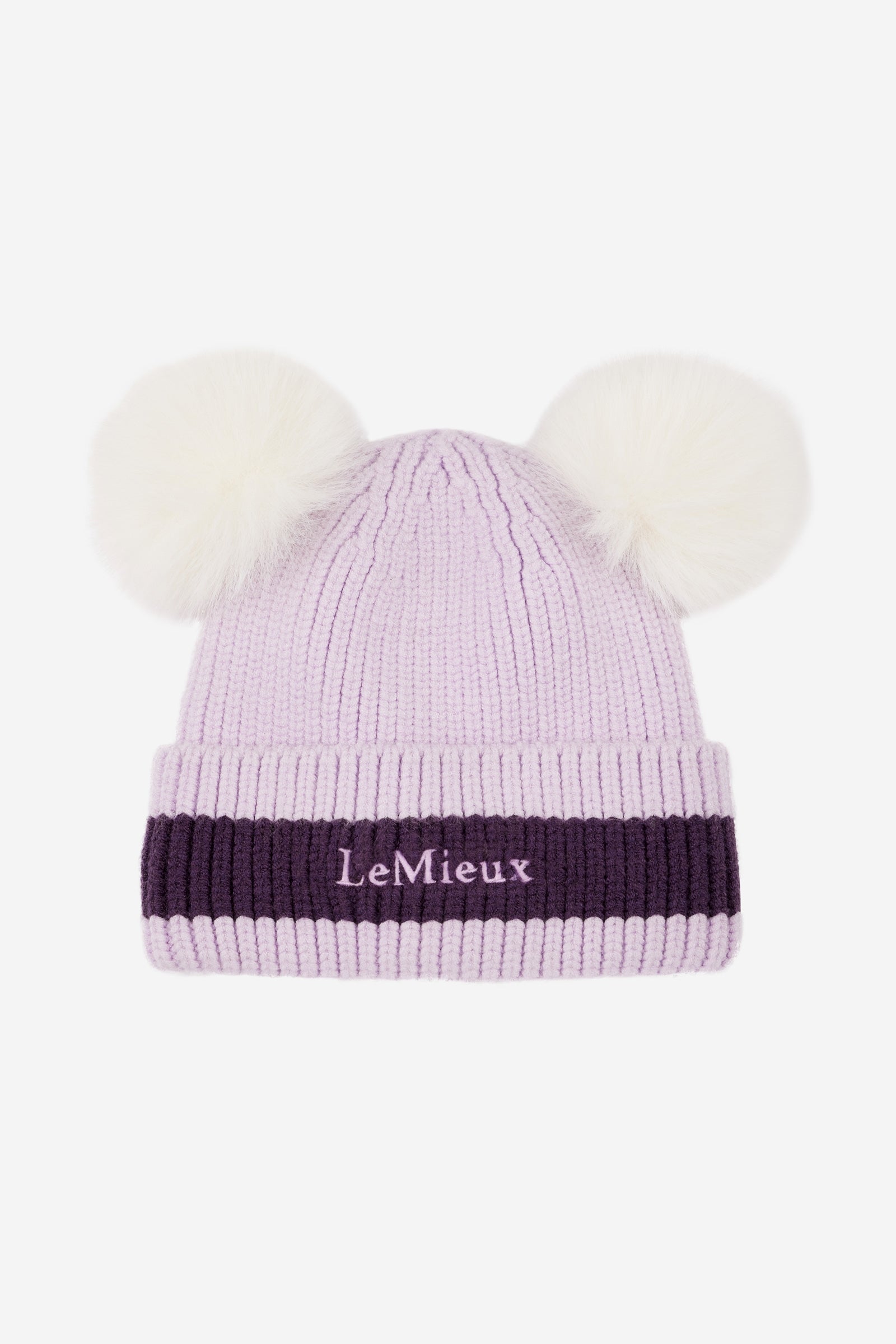 LeMieux Mini Double Pom børne hue med to kvaster Accessories