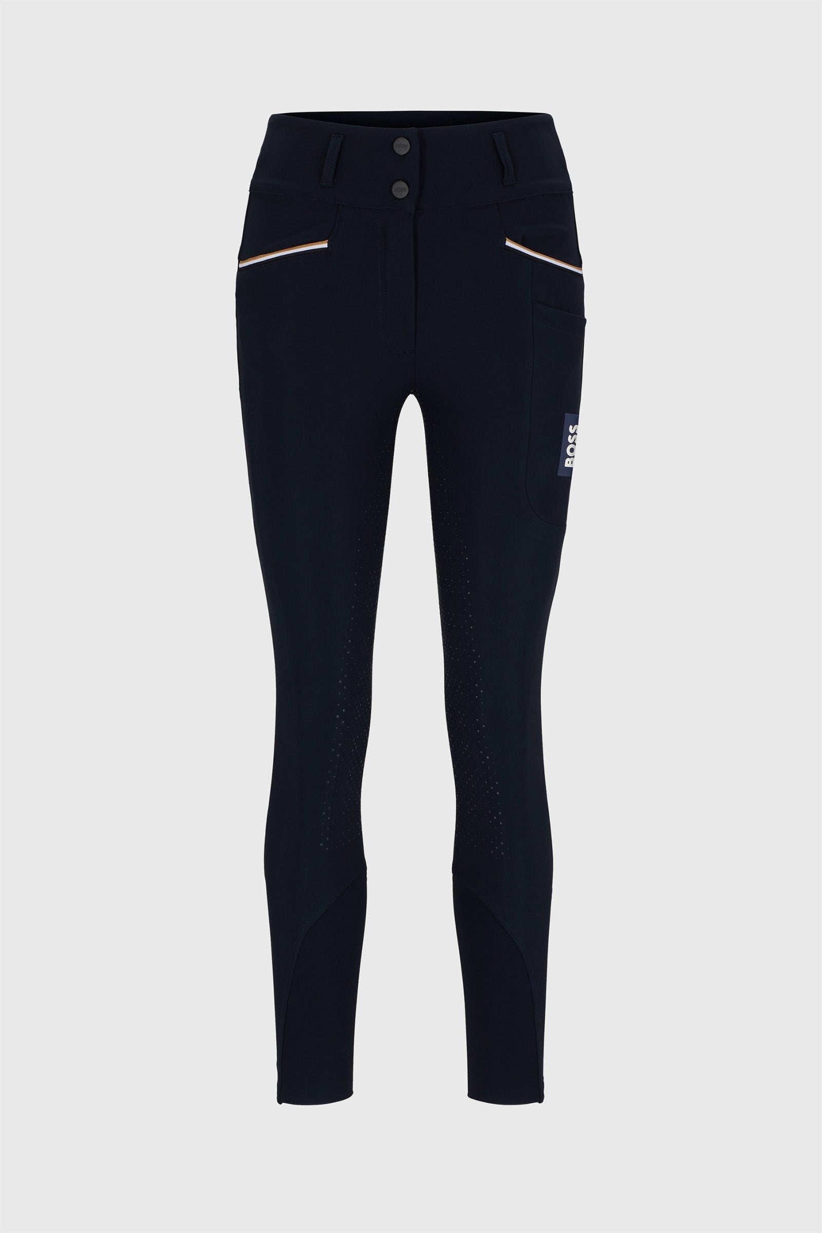 Boss Hailey Full Grip High Waist Sommerridebukser Womens Breeches