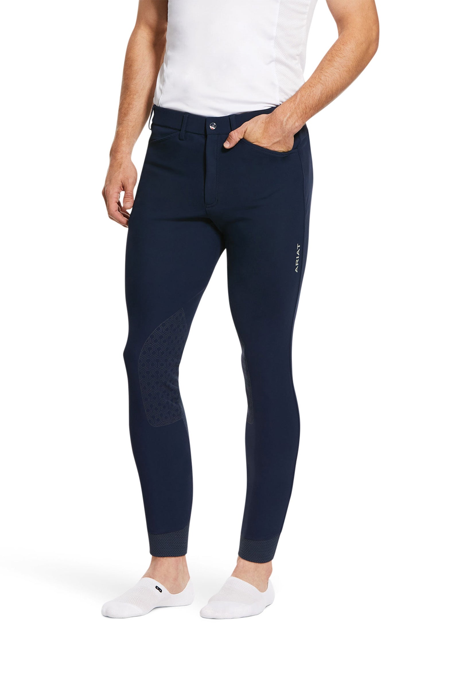 Ariat Men's Tri Factor Grip Knee Patch Breeches Mens Riding Clothing