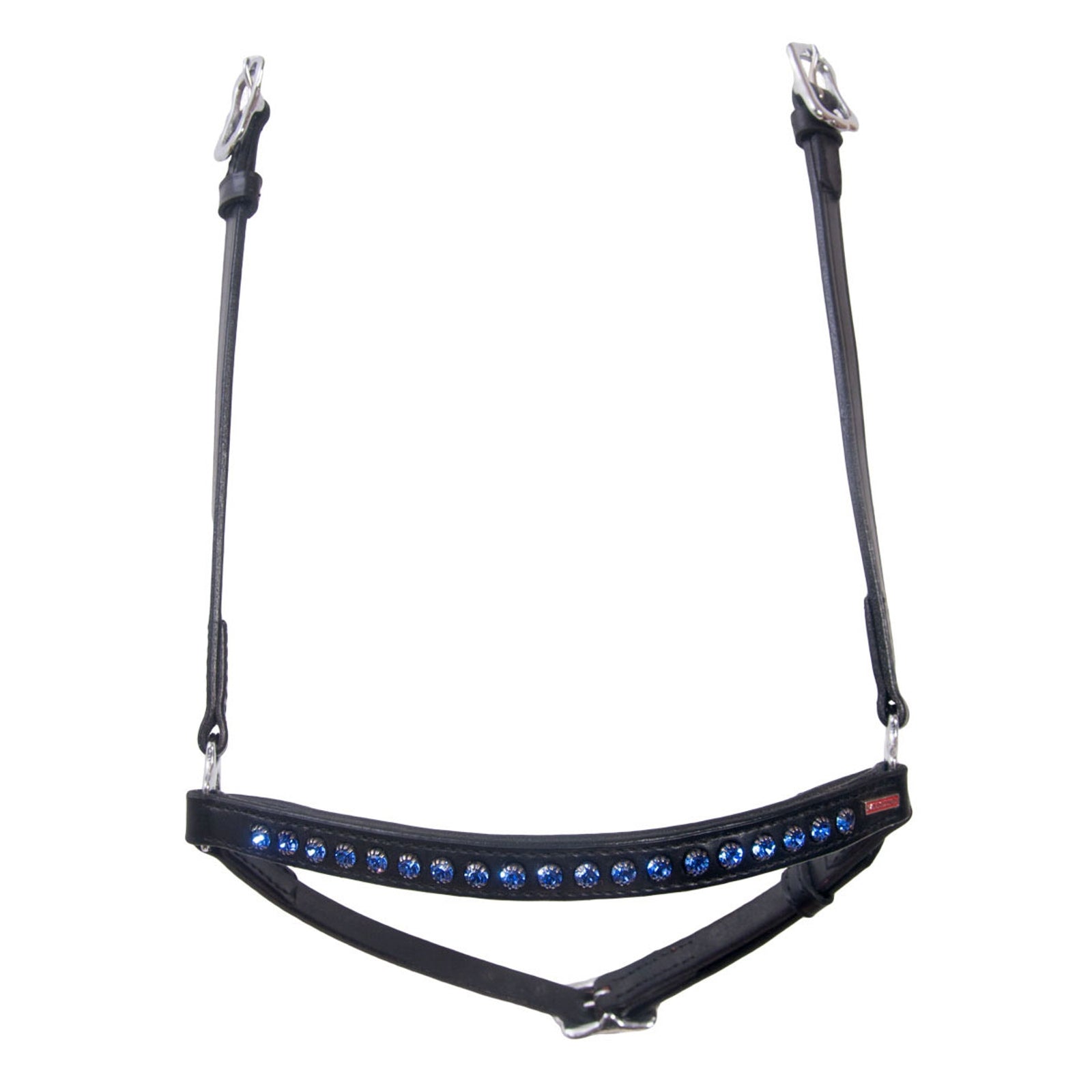 Karlslund Hannoveran noseband, 1 row crystals Trenser & tøjler