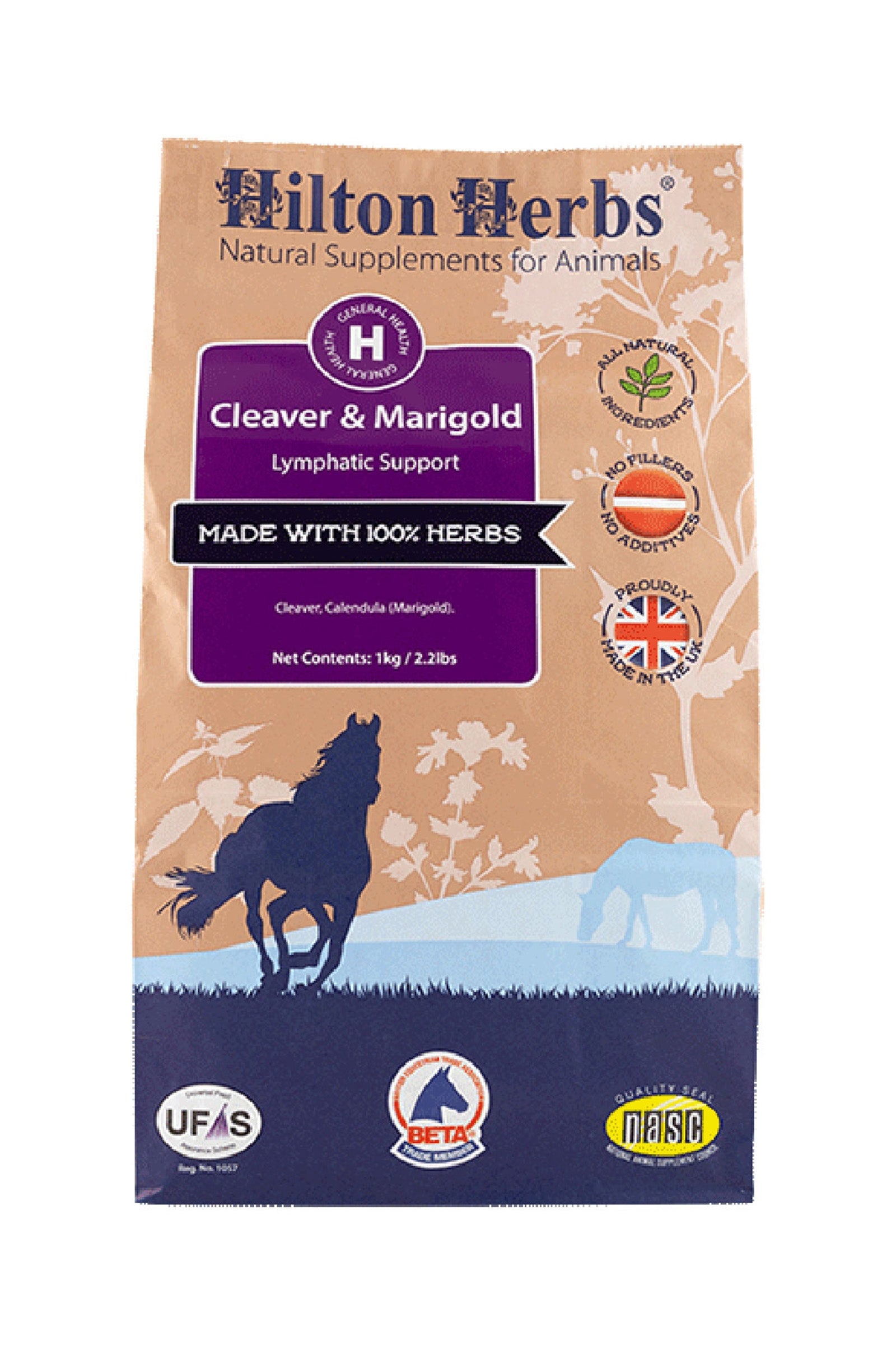 Hilton Herbs Cleaver & Marigold, 1 kg Horse Feed & Nutrition