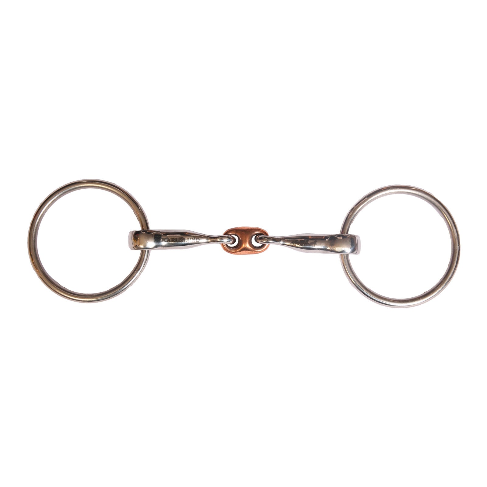 Karlslund Tredelt trensebid med kobber Bid