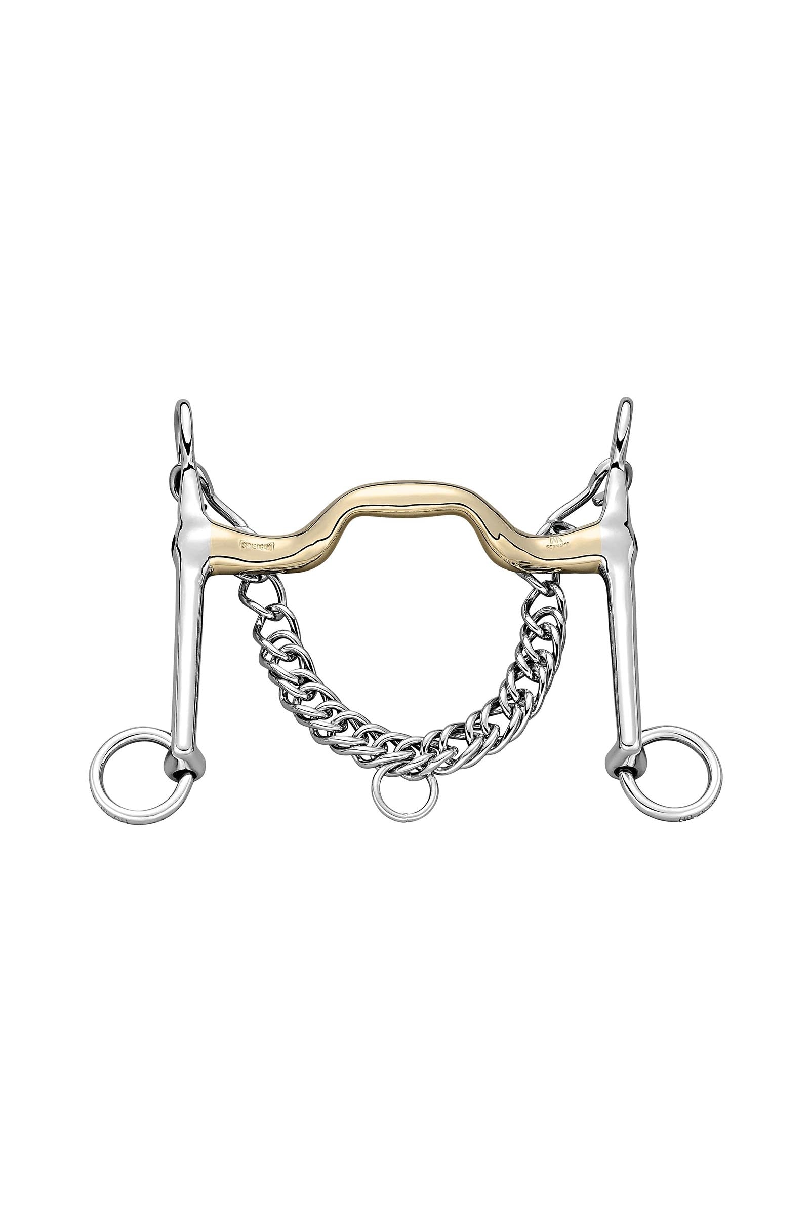 Sprenger KK dressurkandar, lige med tungfrihed, 18 mm, Sensogan Bid