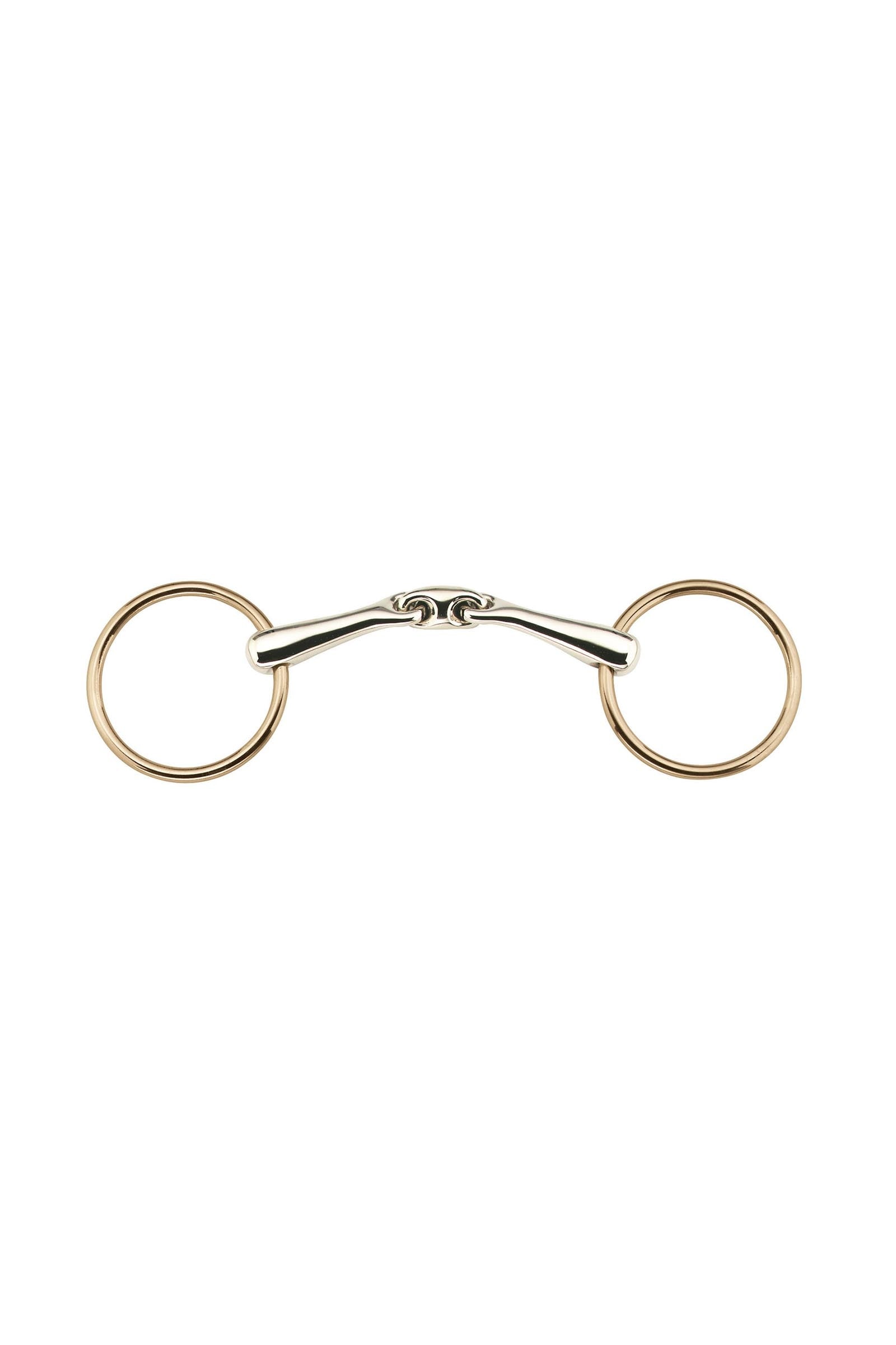 Sprenger KK Ultra løse ringe trensebid, dobbeltleddet, 18 mm, Sensogan, Aurigan ringe Bid