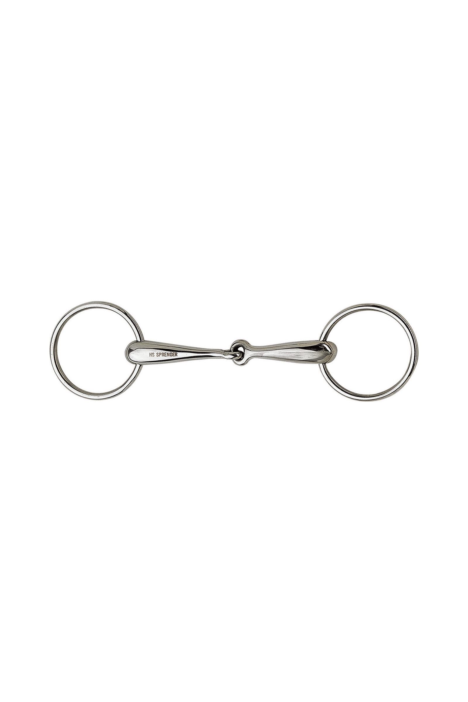 Sprenger trensebid, enkelt brudt, 18 mm, rustfrit stål Bid