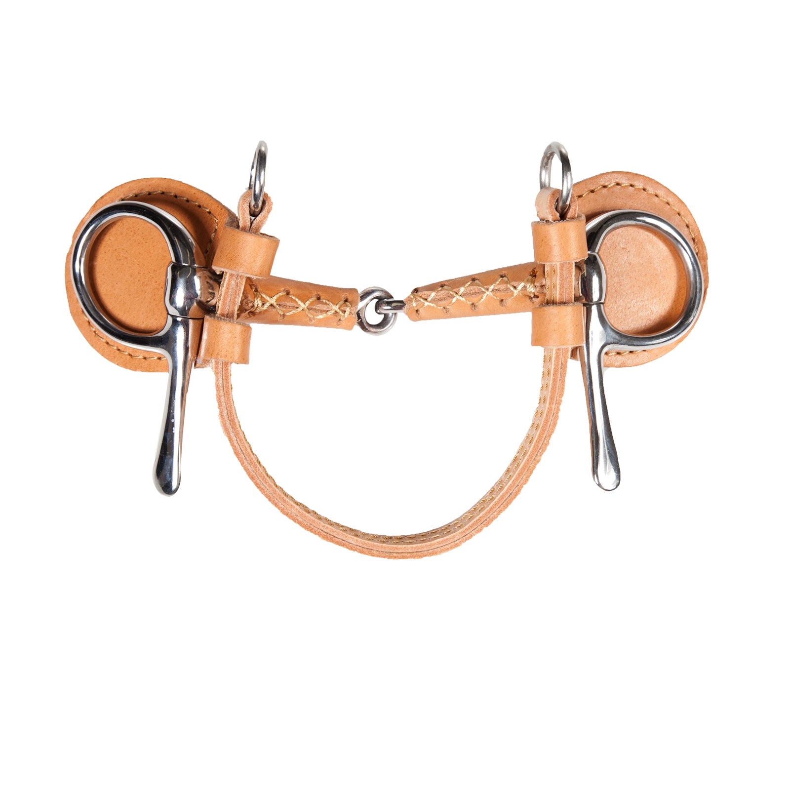 Finntack Frisco June Snaffle Leather Covered Driving Bit Trav/monte/galop