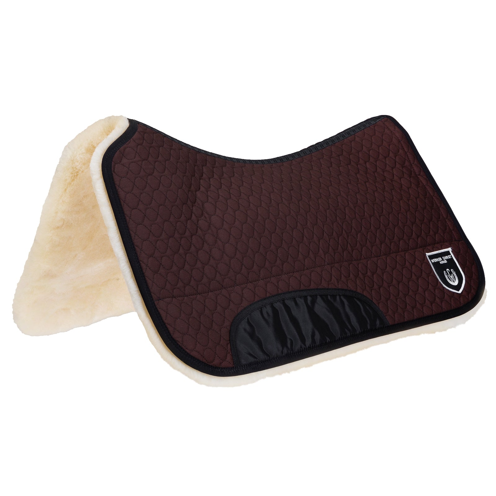 Christ Western sadelpad uden velcro, uldhøjde 30 mm Sadelunderlag
