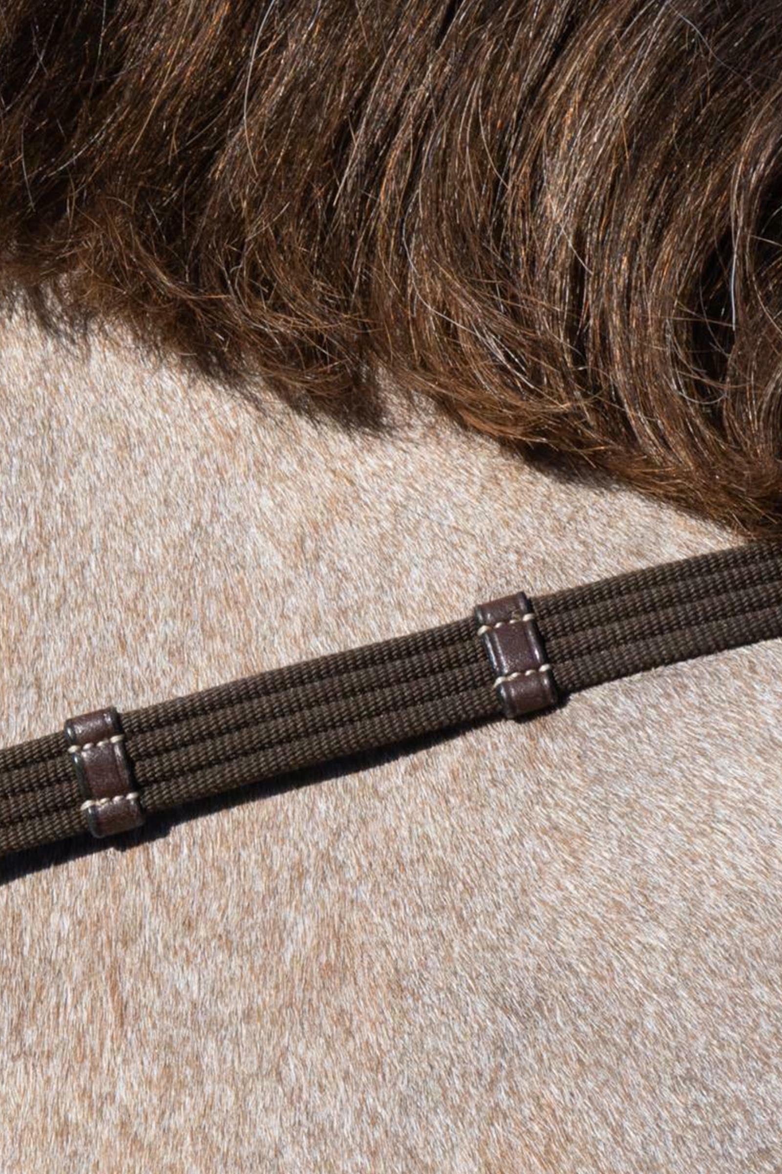 Dy'on Working 5/8 Web Reins With 9 Leather Loops  Bridles & Reins