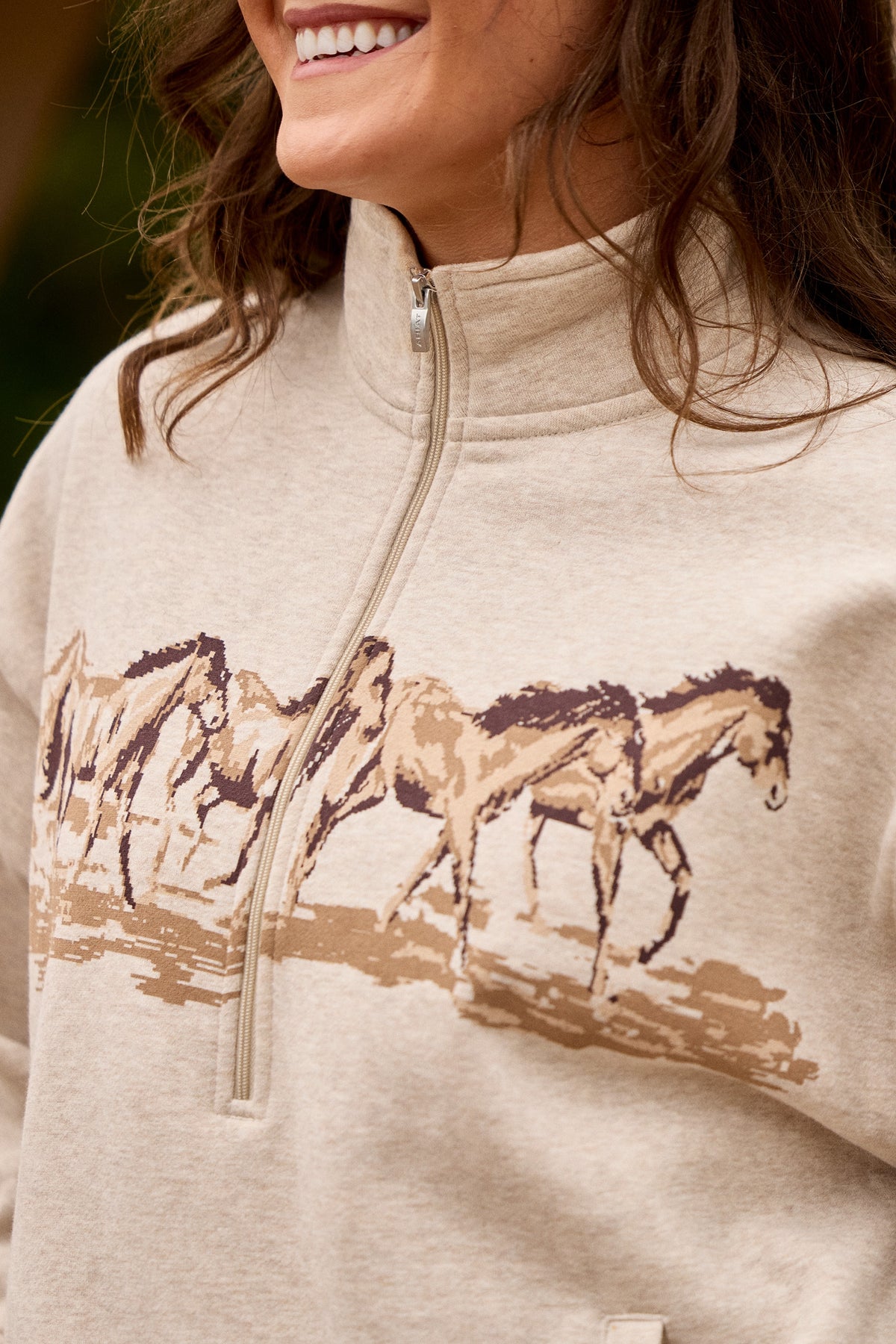 Ariat Women's Running Wild 1/2 Zip Sweatshirt Women’s Riding Clothing