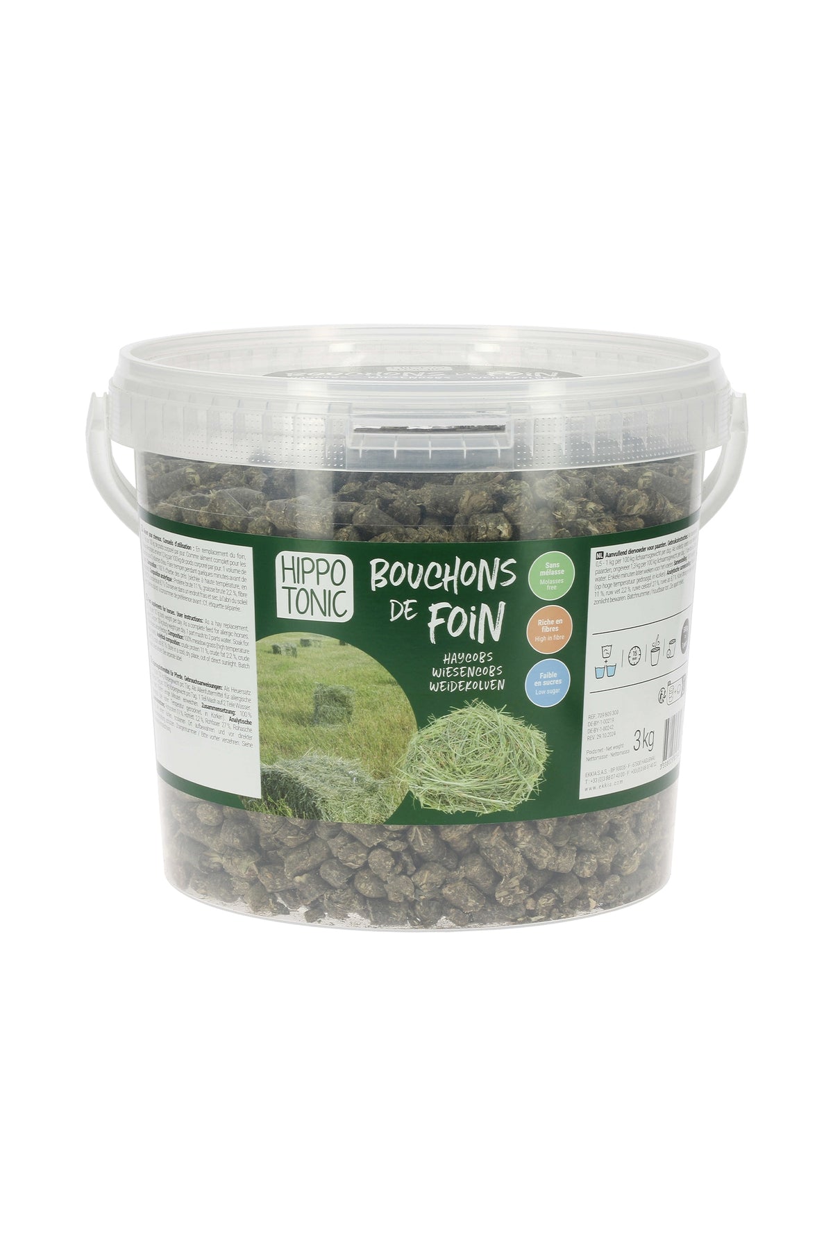 HIPPOTONIC Hay Cobs, Tillæg, 3 kg Horse Feed & Nutrition